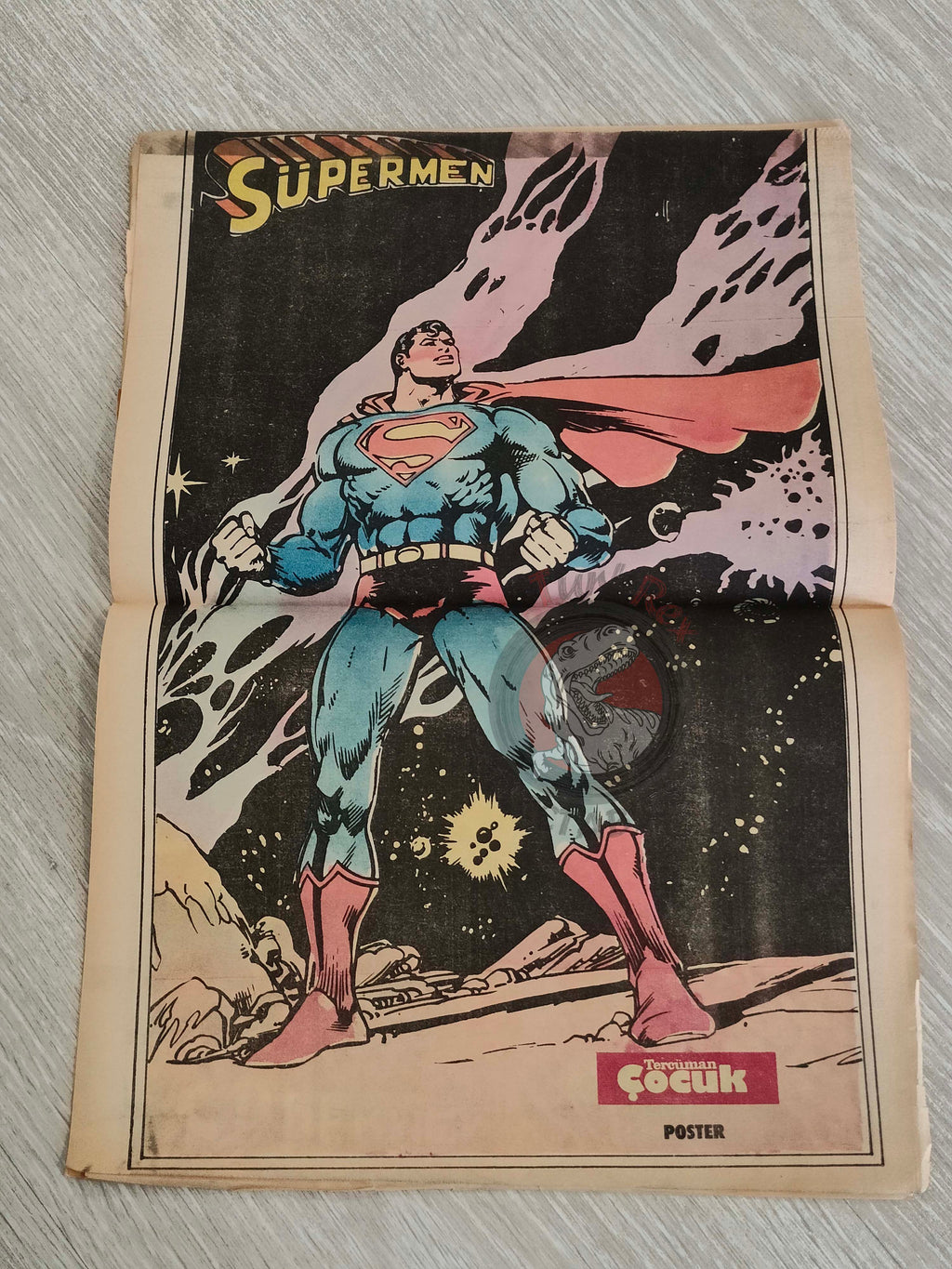 Tercüman Çocuk #44 1982 Turkish Comic Turkey Superman Star Wars #29 The Flintstones Tounga Cubitus