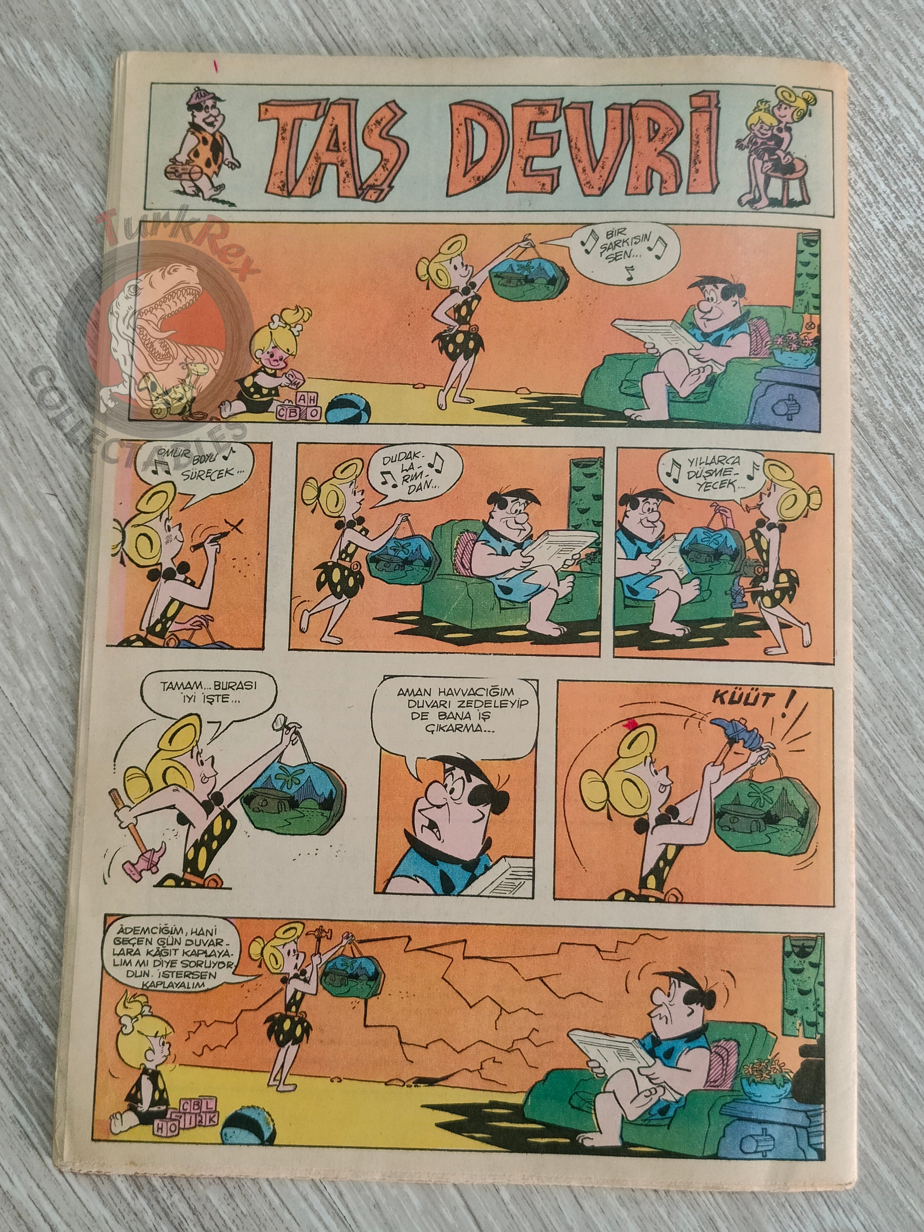 Doğan Kardeş 1971 Magazine #30 Turkish Comic Turkey William Tell Alice In Wonderland Flintstones
