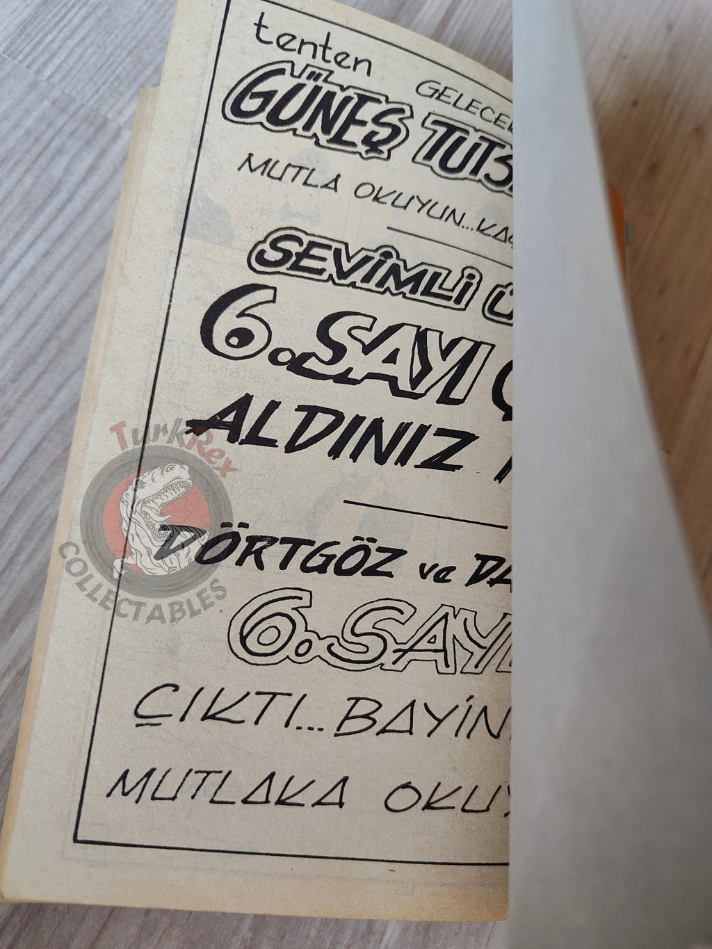 Tintin – The Seven Crystal Balls mid 1980s Turkish Edition Comic Turkey 2