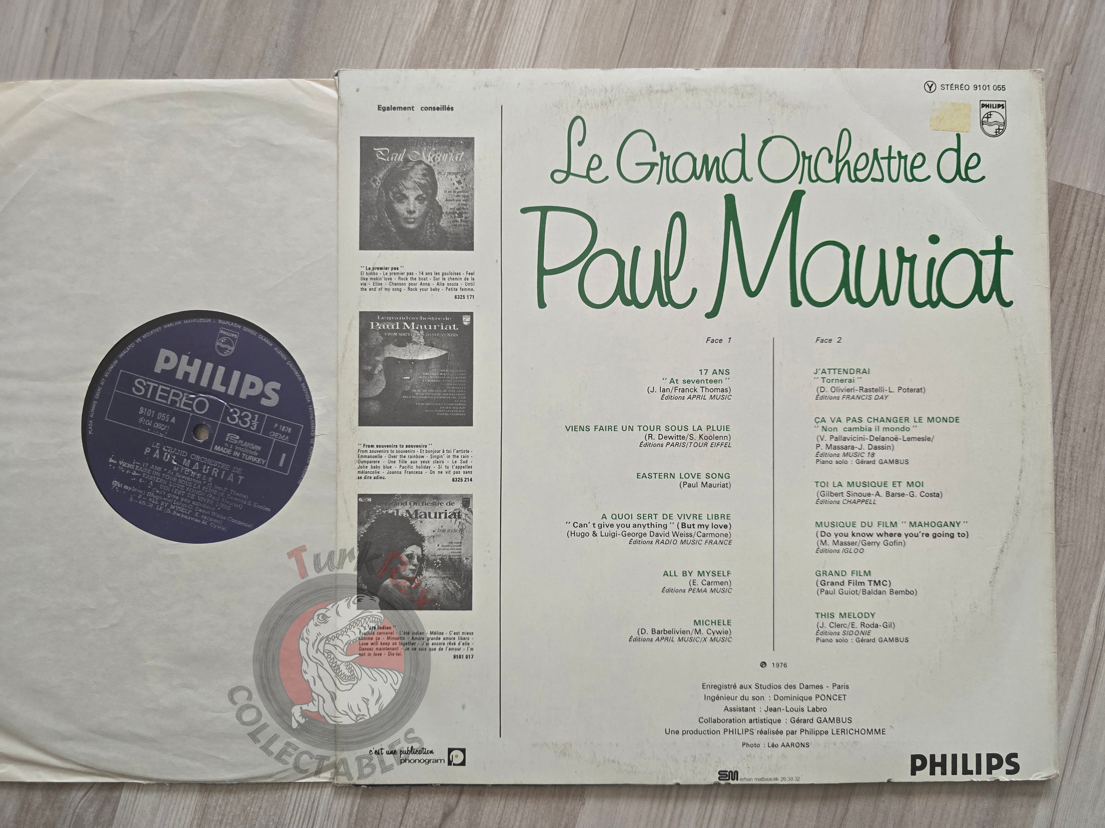 Paul Mauriat – Michèle Turkish Pressing Vinyl Turkey Edition