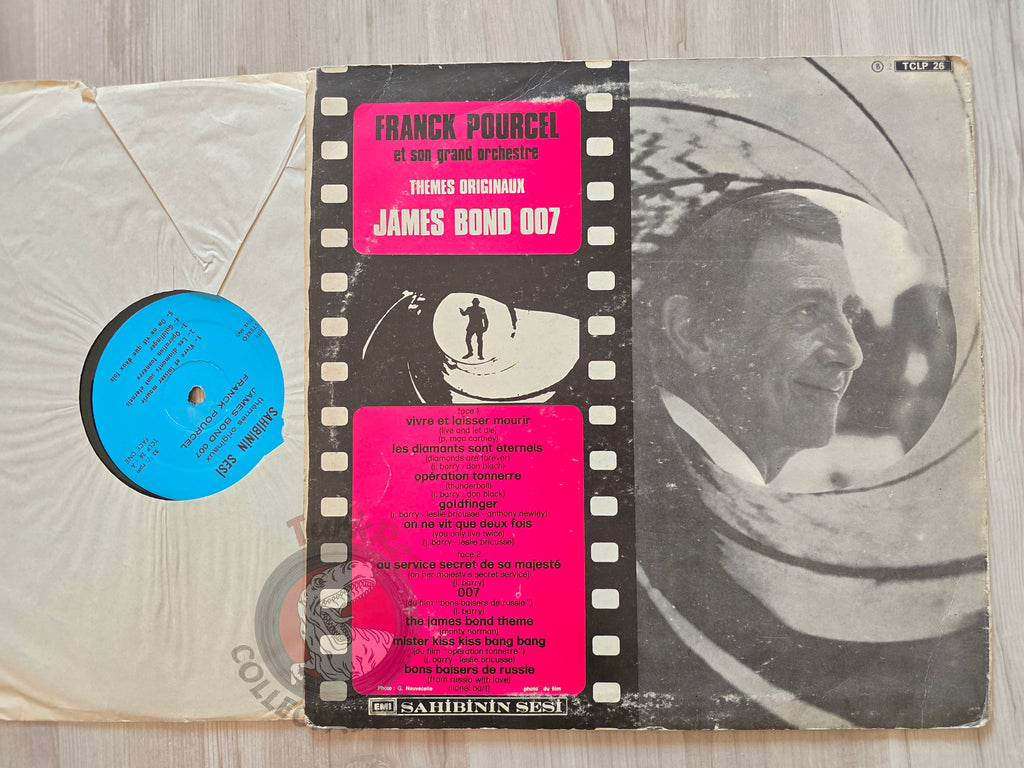 Franck Pourcel – James Bond's Greatest Hits  Turkish Pressing Vinyl Turkey Edition 2