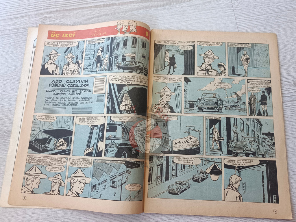 Tintin and the Mystery of the Golden Fleece 1983 Complete in Istanbul Turkish Edition Comic Turkey