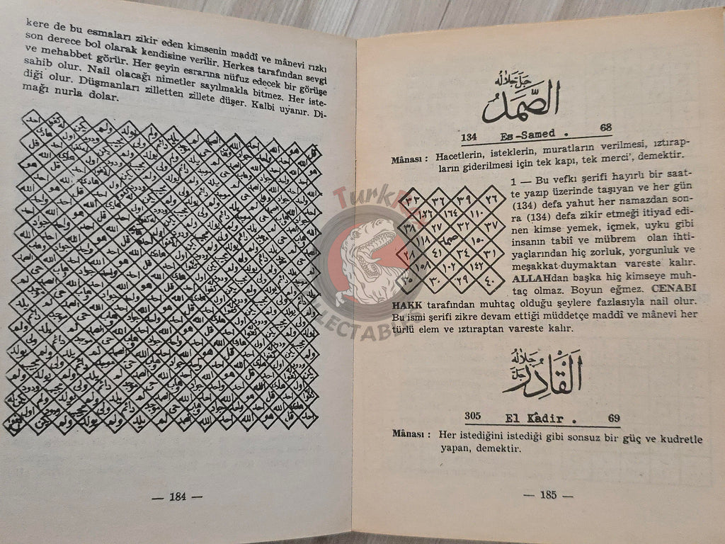 Hidden Sciences Vol 3 Islamic Occult Havass Vefq Spells Charm Turkish Book Islam Talisman
