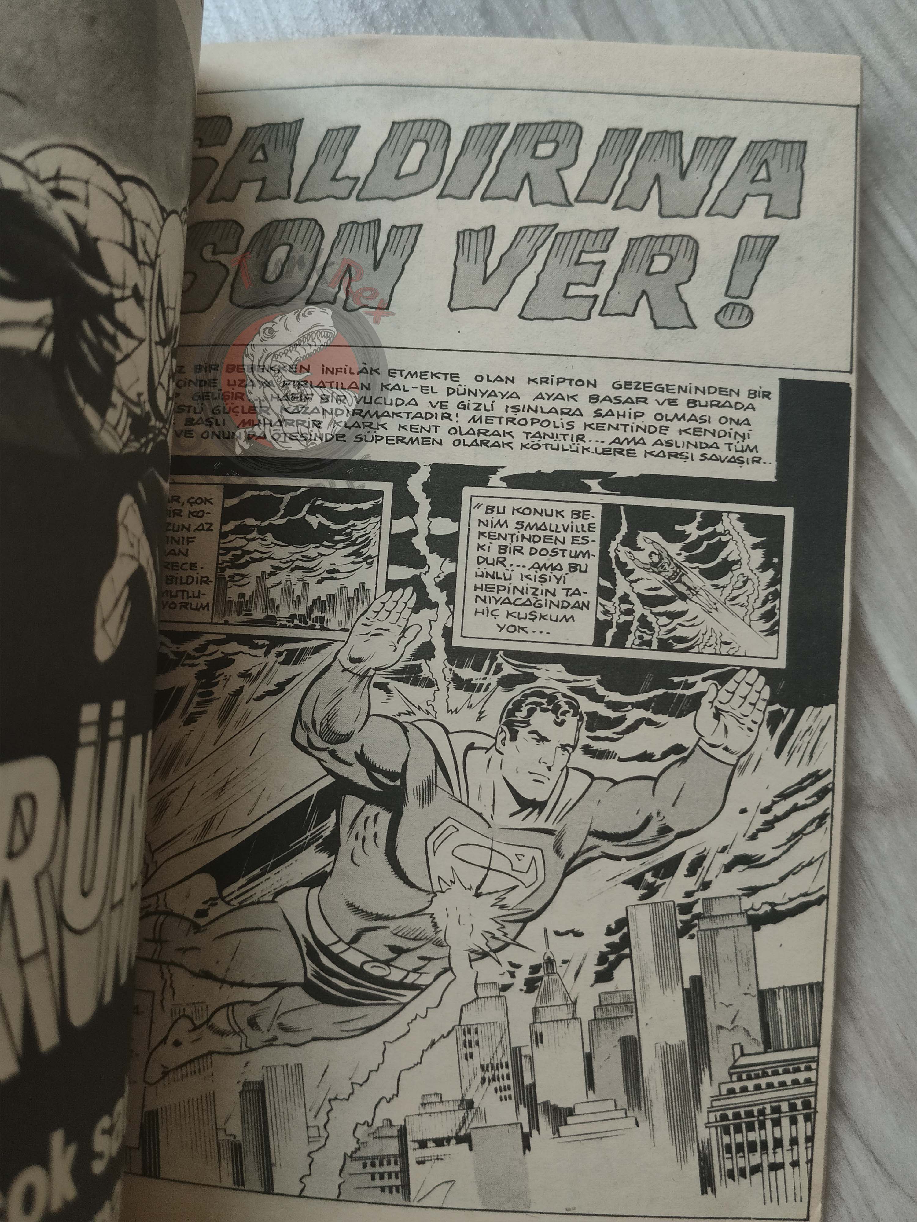 Superman Vol #42 1992 Turkish Comic Turkey #303 #358 Action Comics #656 Brainiac