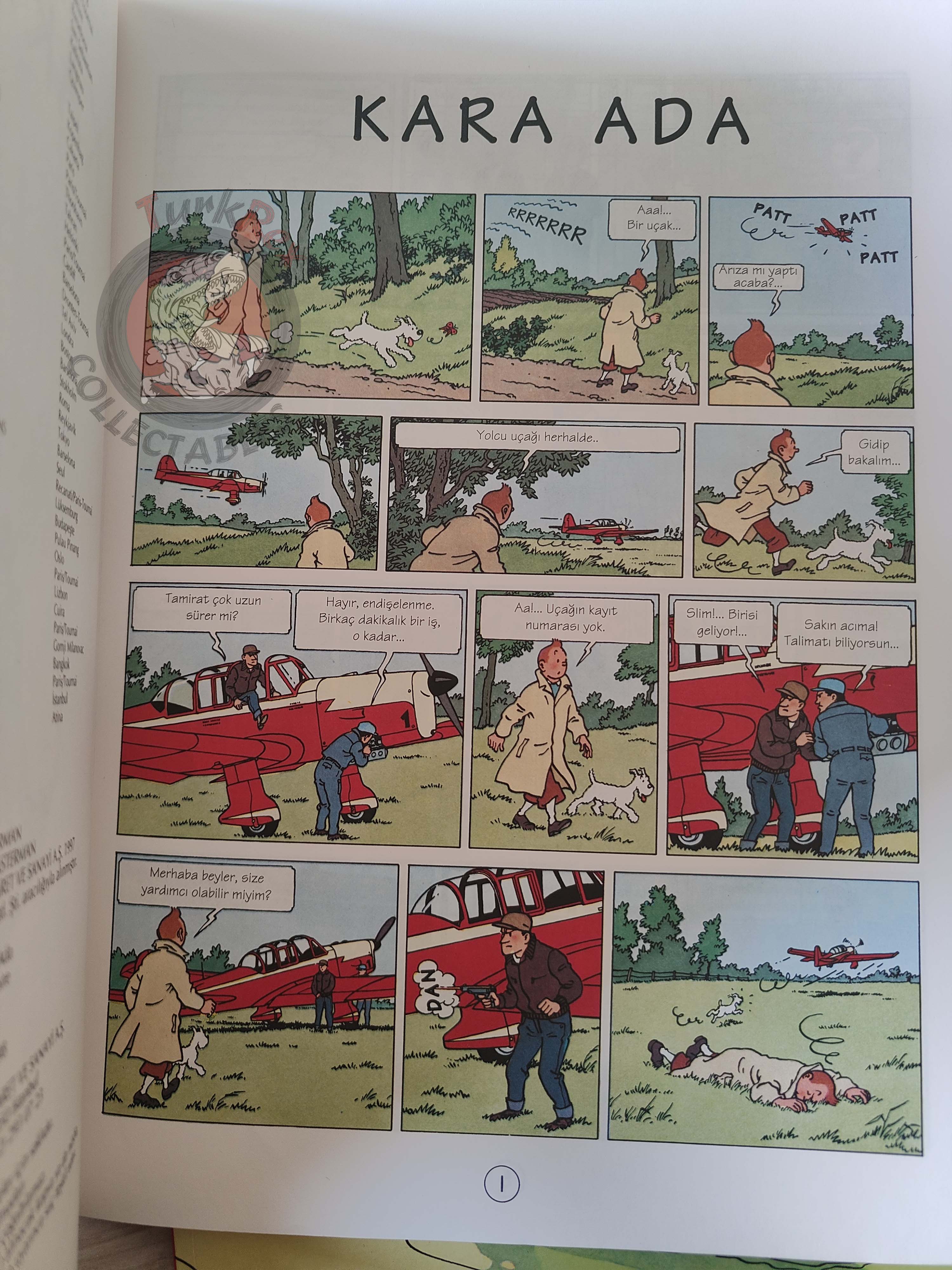 Tintin – Lot of 22 Complete Set 1994 - 1998 Turkish Edition Comic Turkey YKY