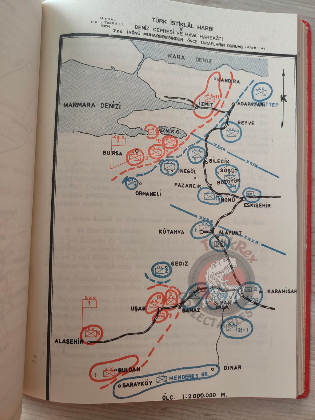 Turkish War of Independence Naval Front and Aviation Operations 1964 Book Military Ottoman Empire Maps