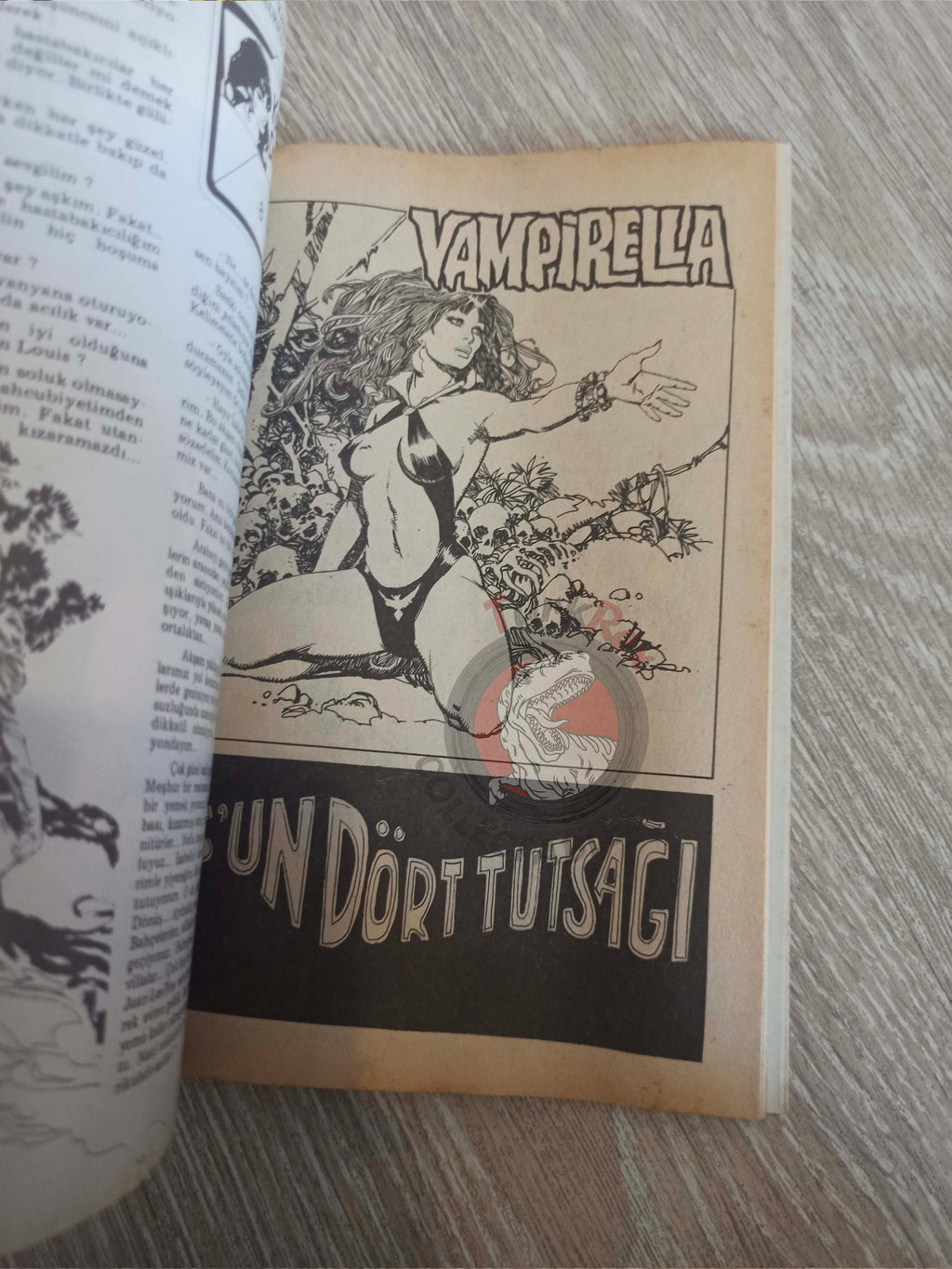 Vampirella Vol #2 1978 Turkish Comic Turkey Warren Publishing cover #49 Morbius