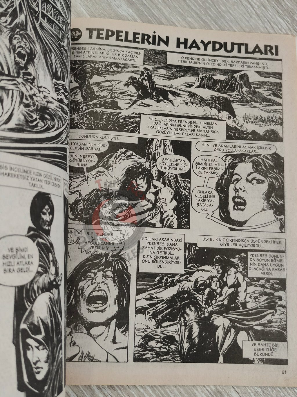 Conan #9 The Savage Sword of Conan #15 #16 Turkish Comic Turkey