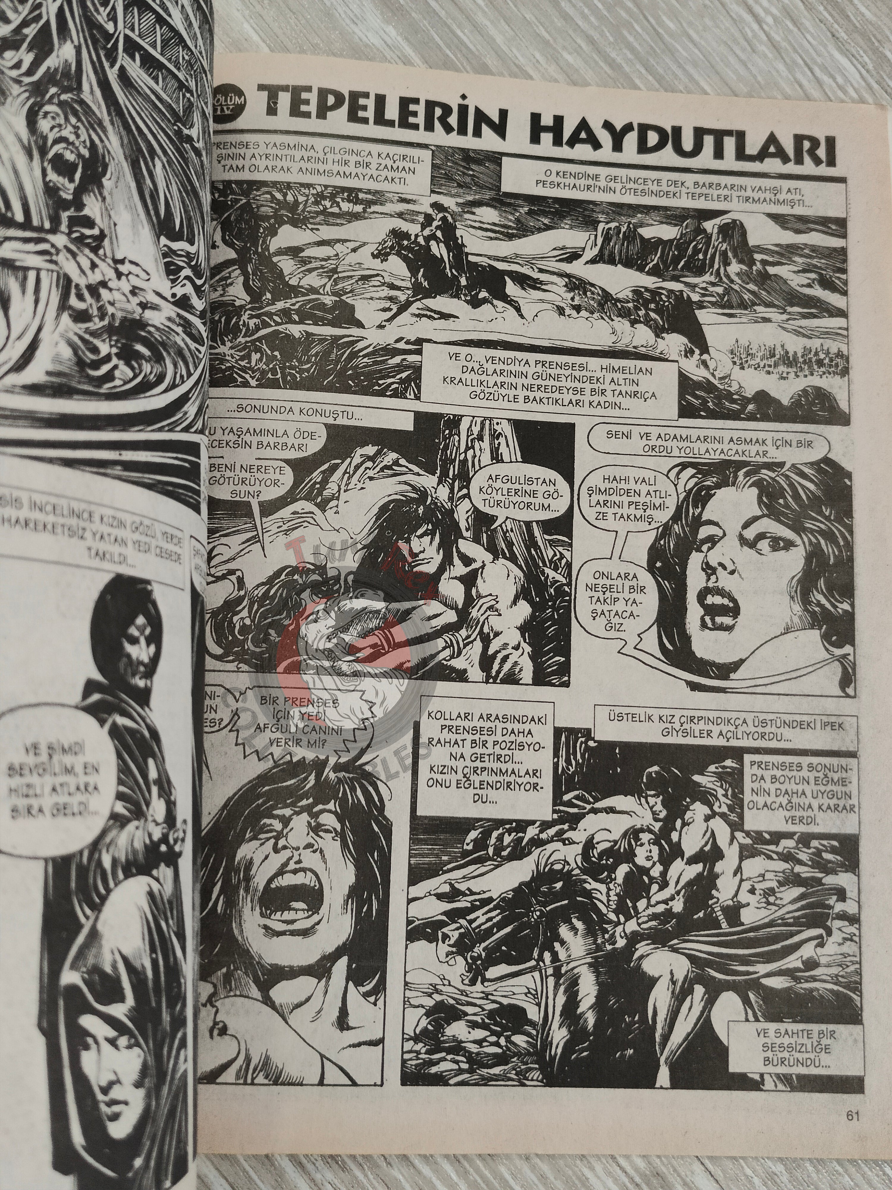Conan #9 The Savage Sword of Conan #15 #16 Turkish Comic Turkey