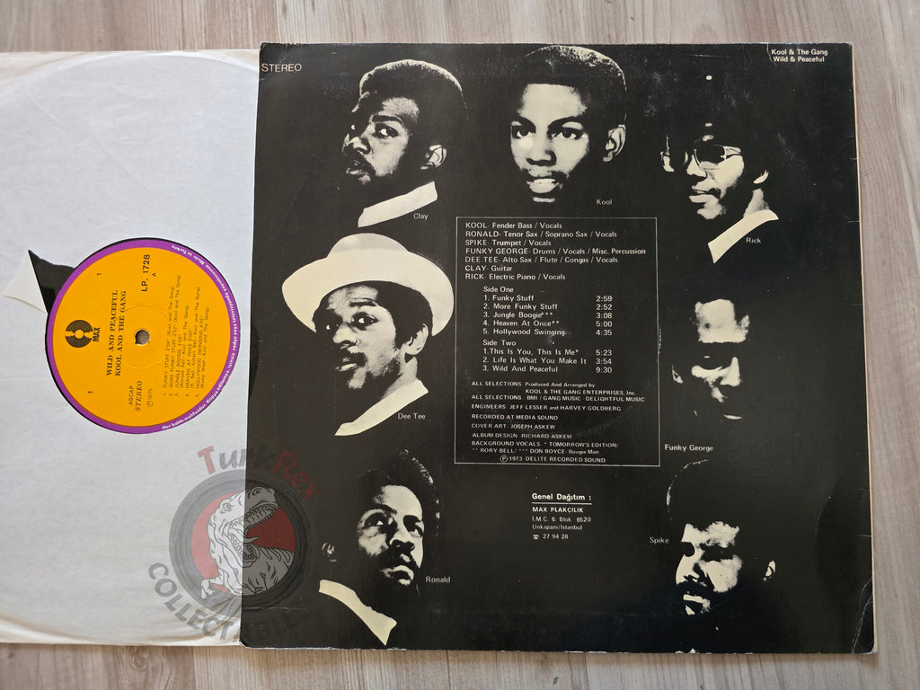 Kool & The Gang – Wild And Peaceful Turkish Pressing Vinyl Turkey Edition