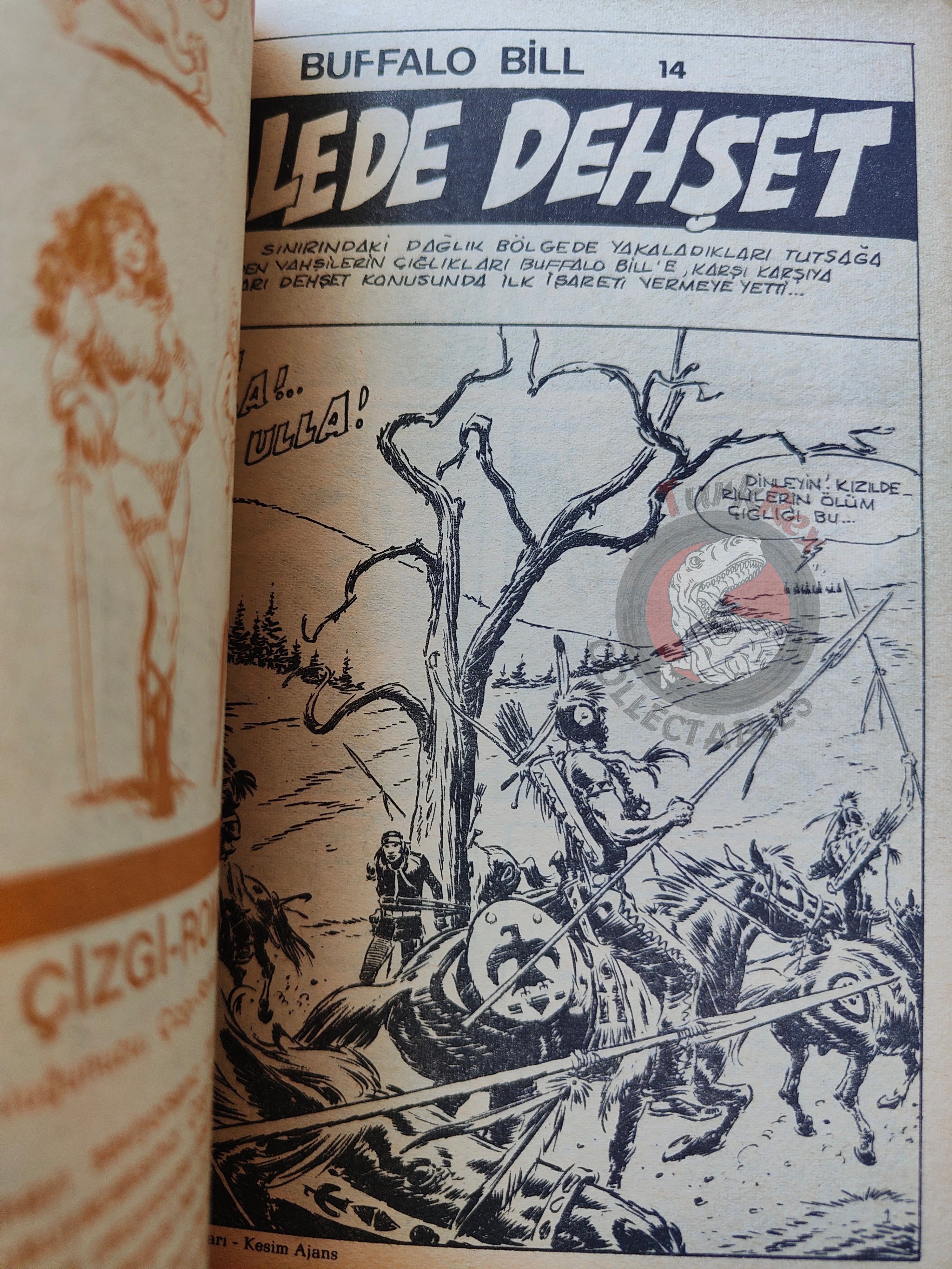 Buffalo Bill  –  Volume  #7 1981 Turkish Comic Turkey Marshal, le shérif de Dodge City