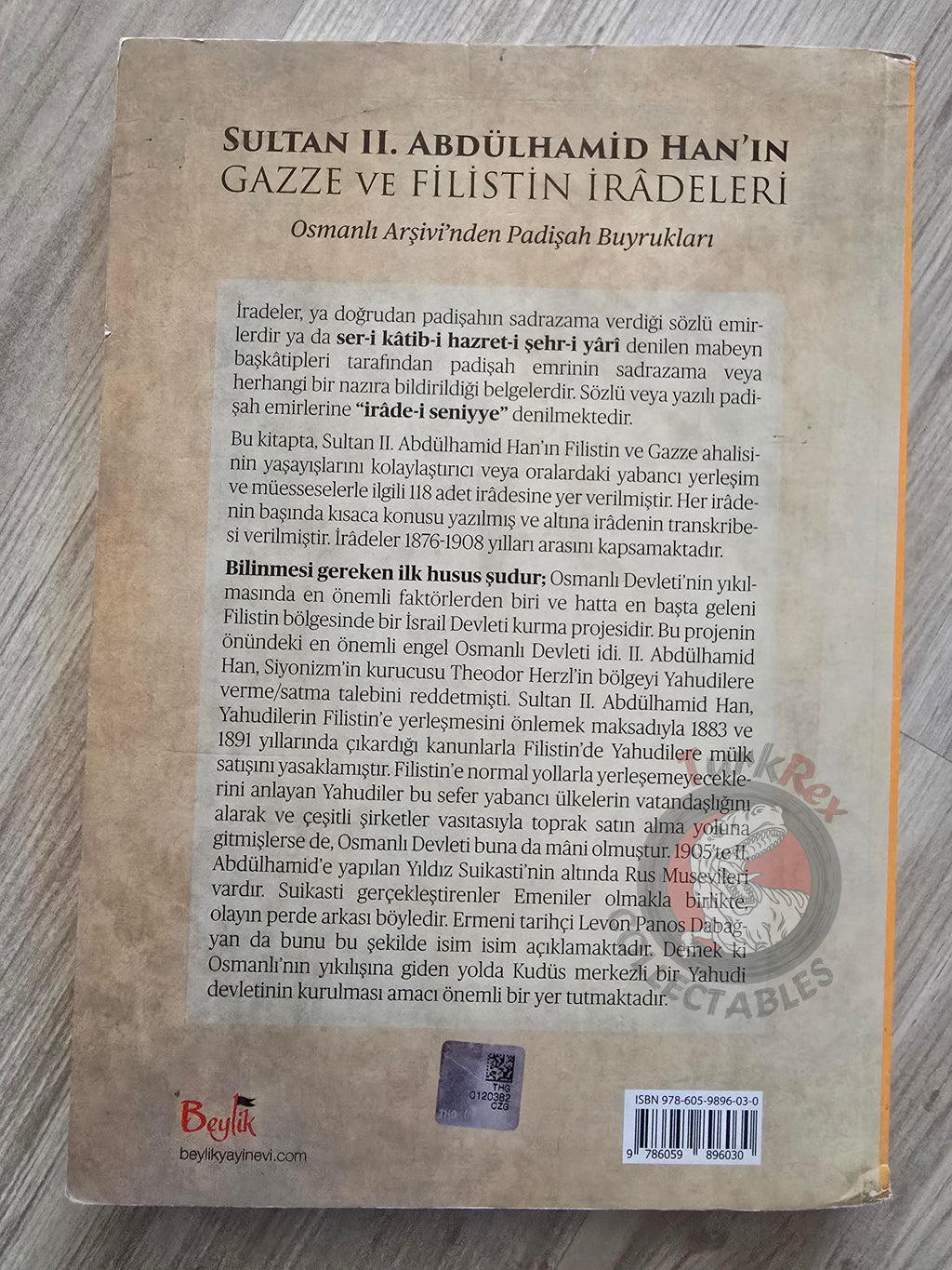 Abdul Hamid II Firmans About Palestine Turkish Book Turkey Ottoman Empire Middle East