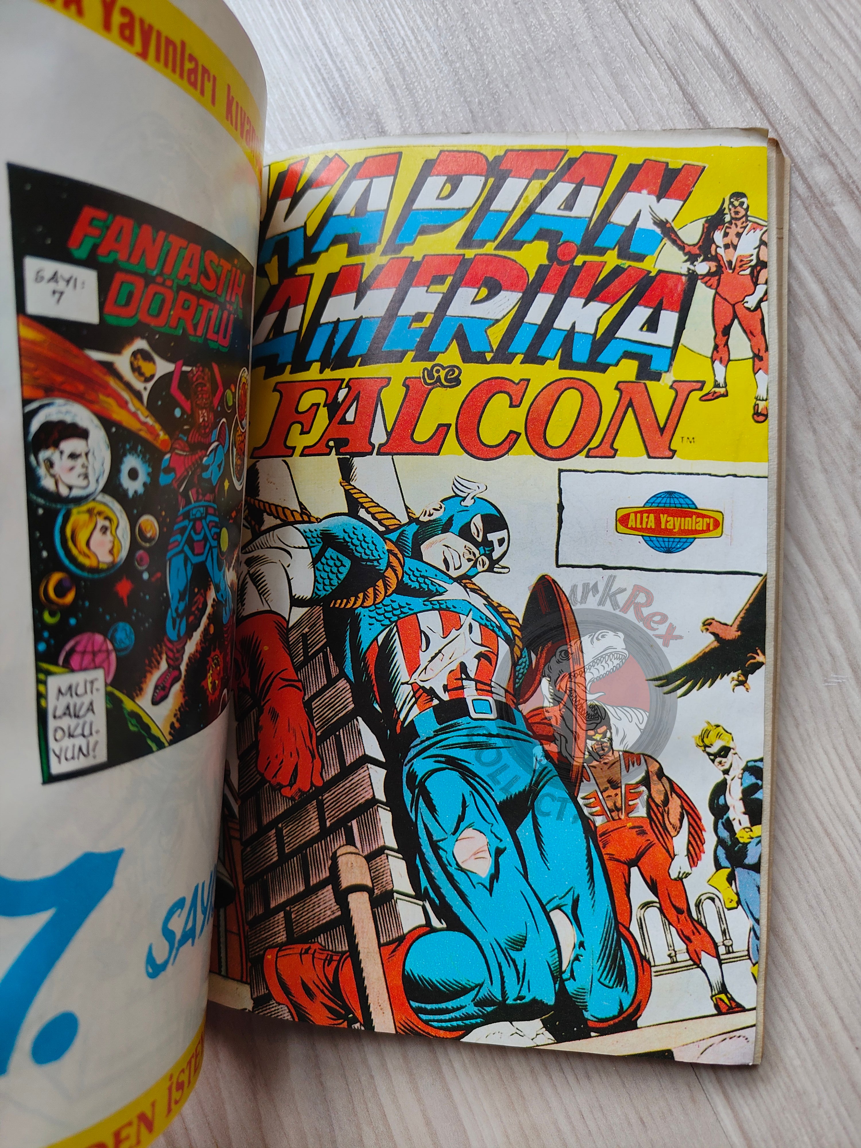 Captain America – Volume 4 1989 Turkish Comic Turkey Falcon