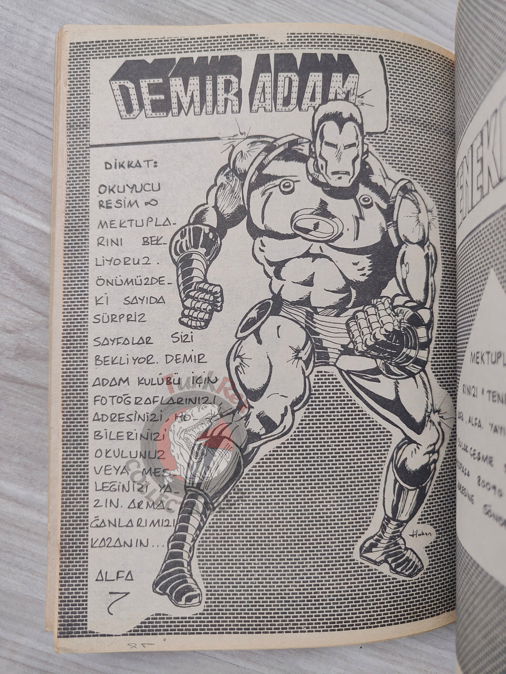 Iron Man #2 Demir Adam 1989 Turkish Comic Turkey #72 #73 #74 #75