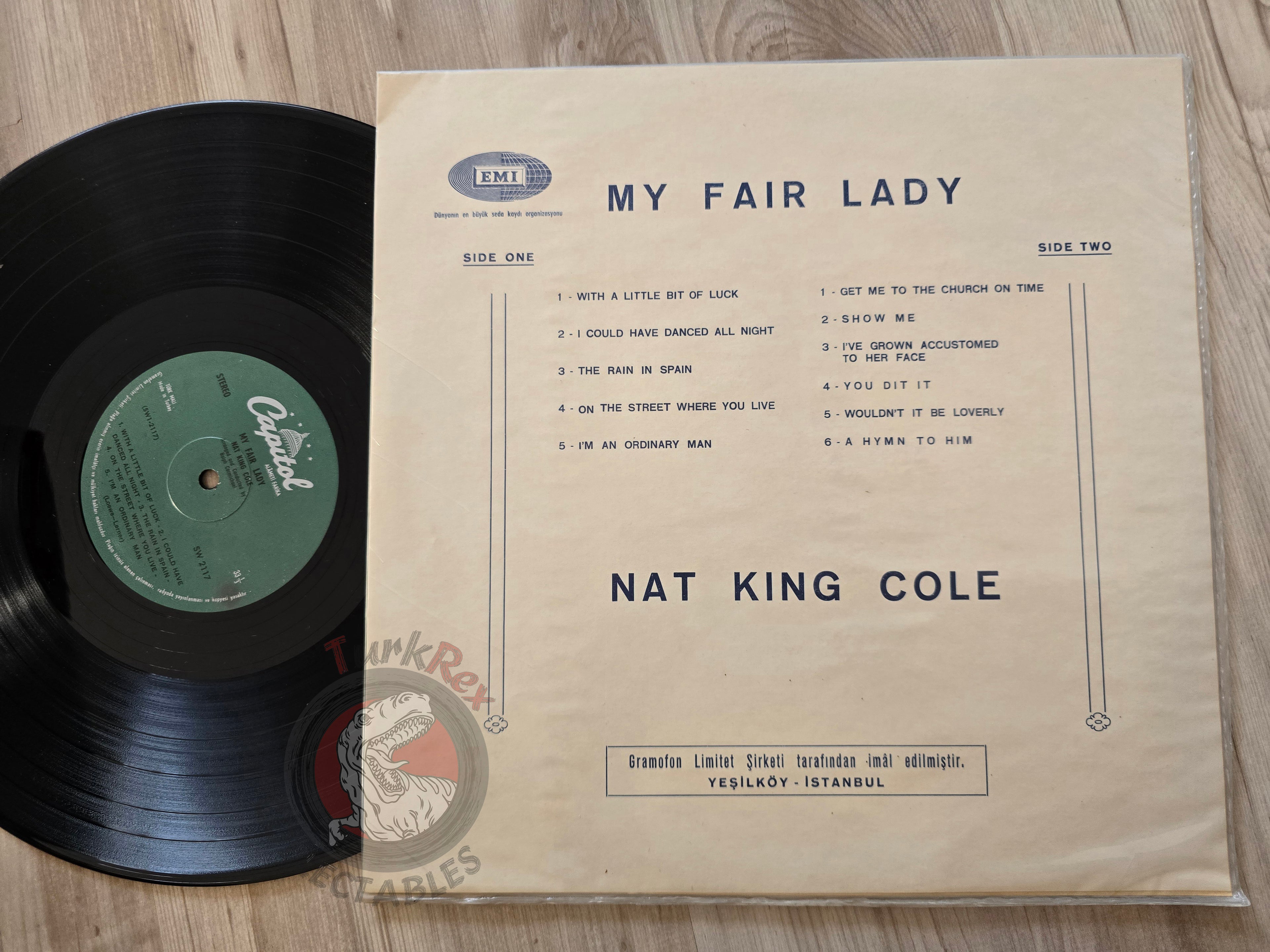 Nat King Cole – My Fair Lady Turkish Pressing Vinyl Turkey Edition