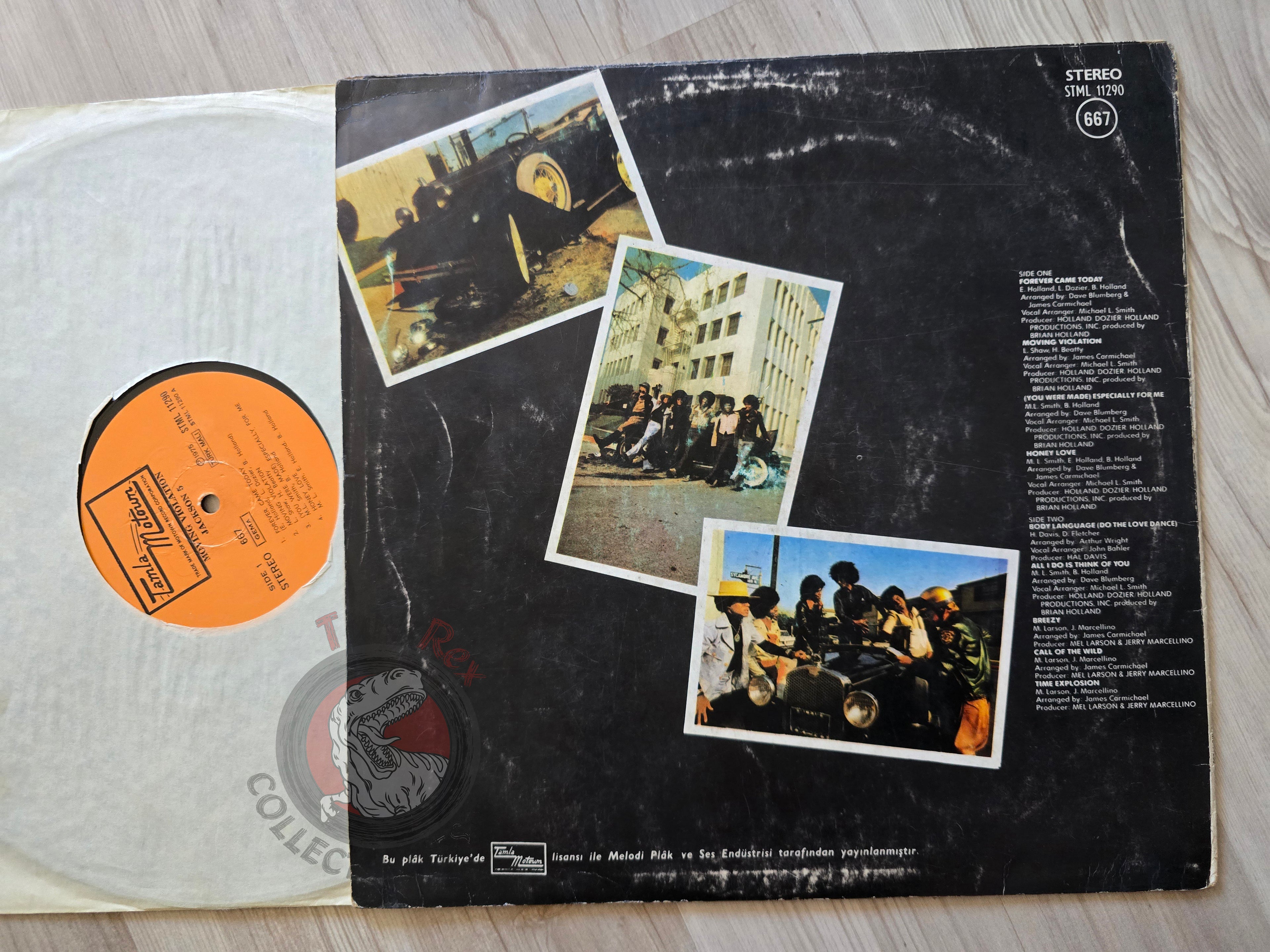 The Jackson 5 – Moving Violation Turkish Pressing Vinyl Turkey Edition