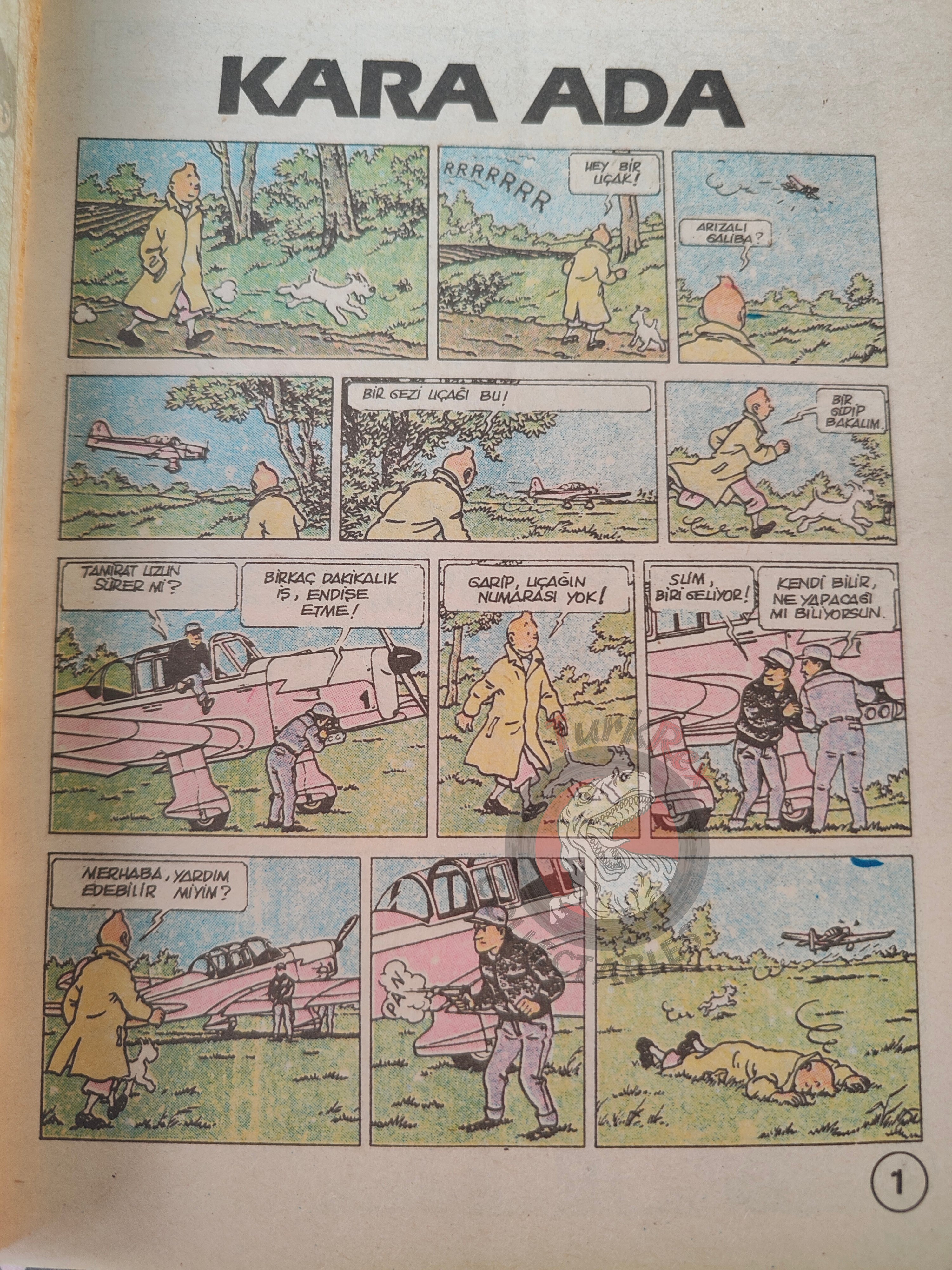 Tintin – Lot of 23 Complete Set 1989 Turkish Edition Comic Turkey