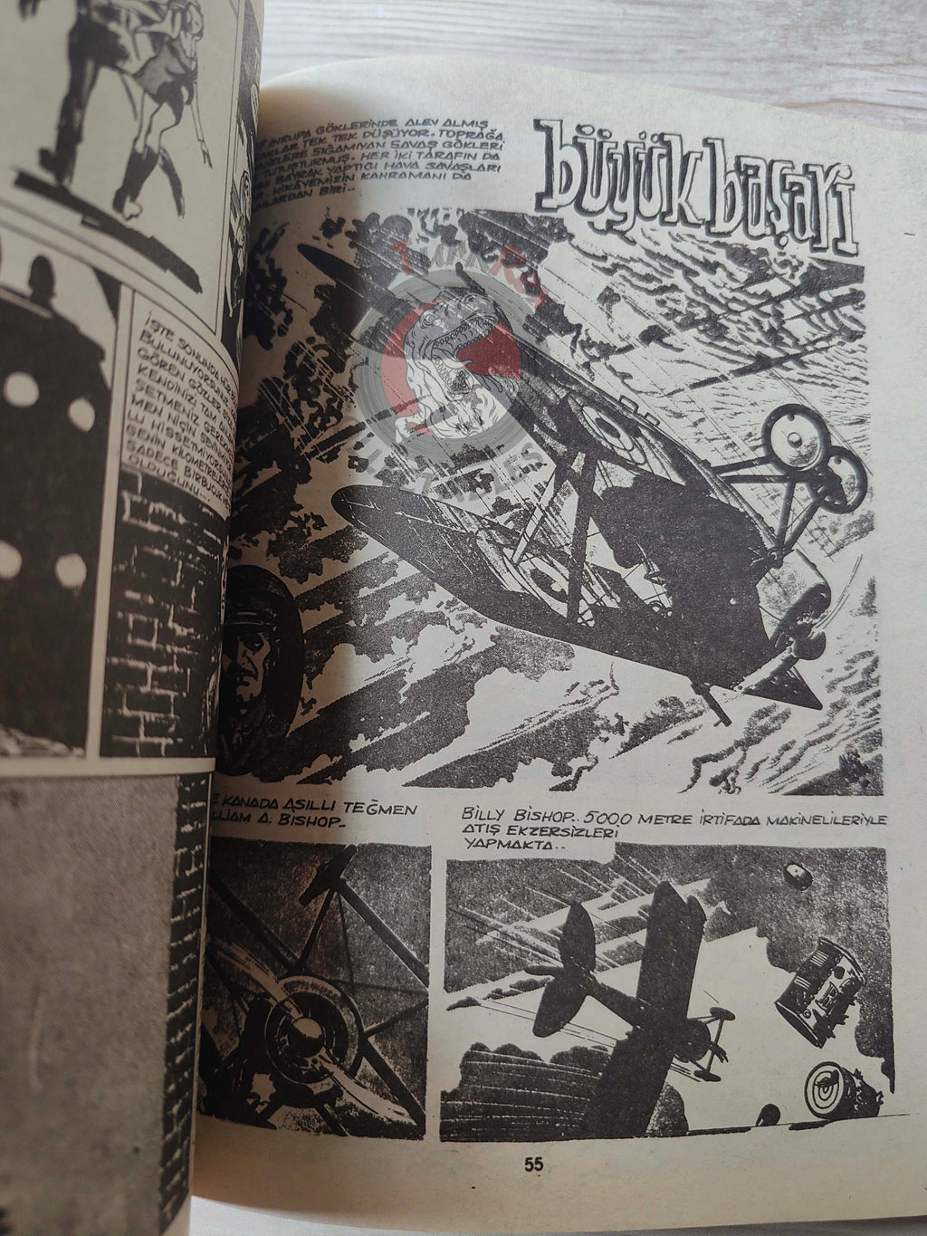 Süper Korku #12 late 80s Turkish Comic Turkey Warren Blazing Combat Eerie Vampirella