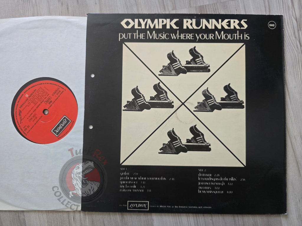 Olympic Runners – Put The Music Where Your Mouth Is Turkish Pressing Vinyl Turkey Edition