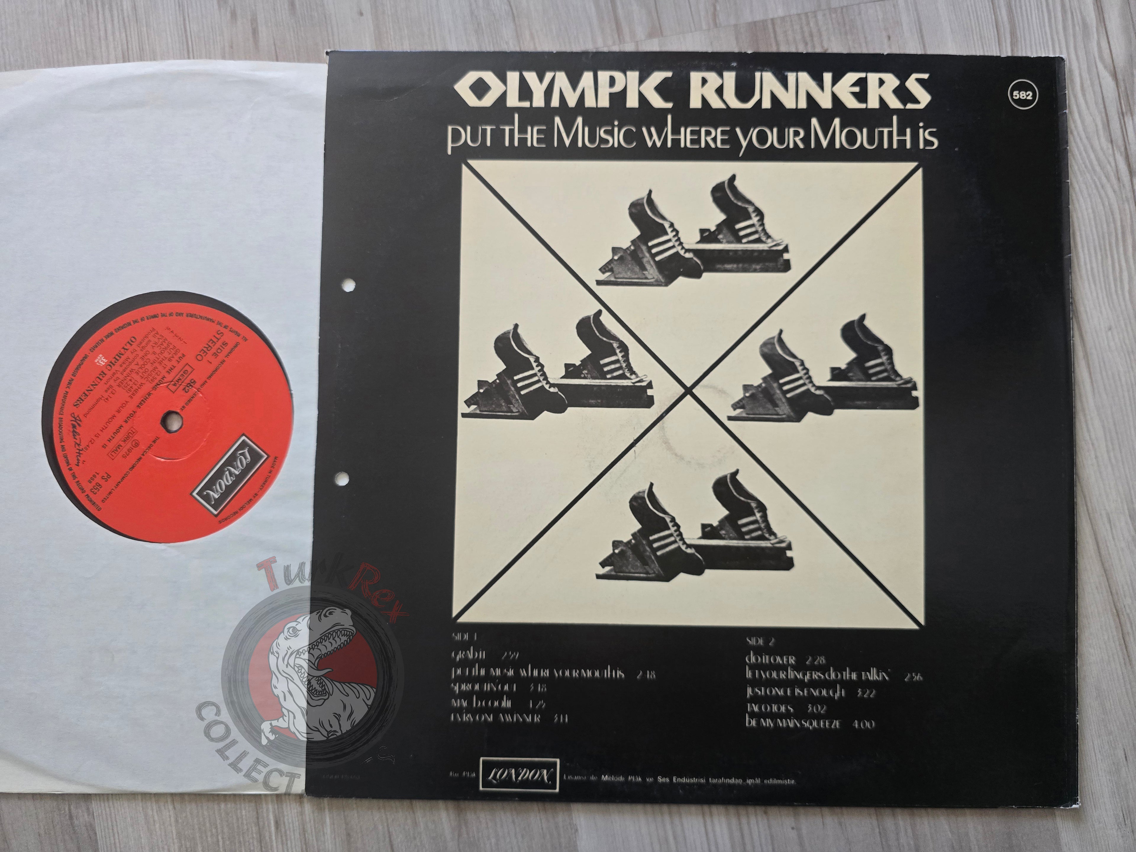 Olympic Runners – Put The Music Where Your Mouth Is Turkish Pressing Vinyl Turkey Edition