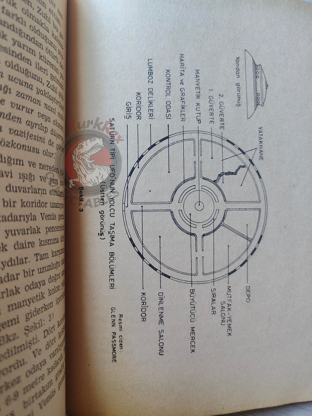 UFO General Structures 1978 Turkish Book Turkey Parapsychology
