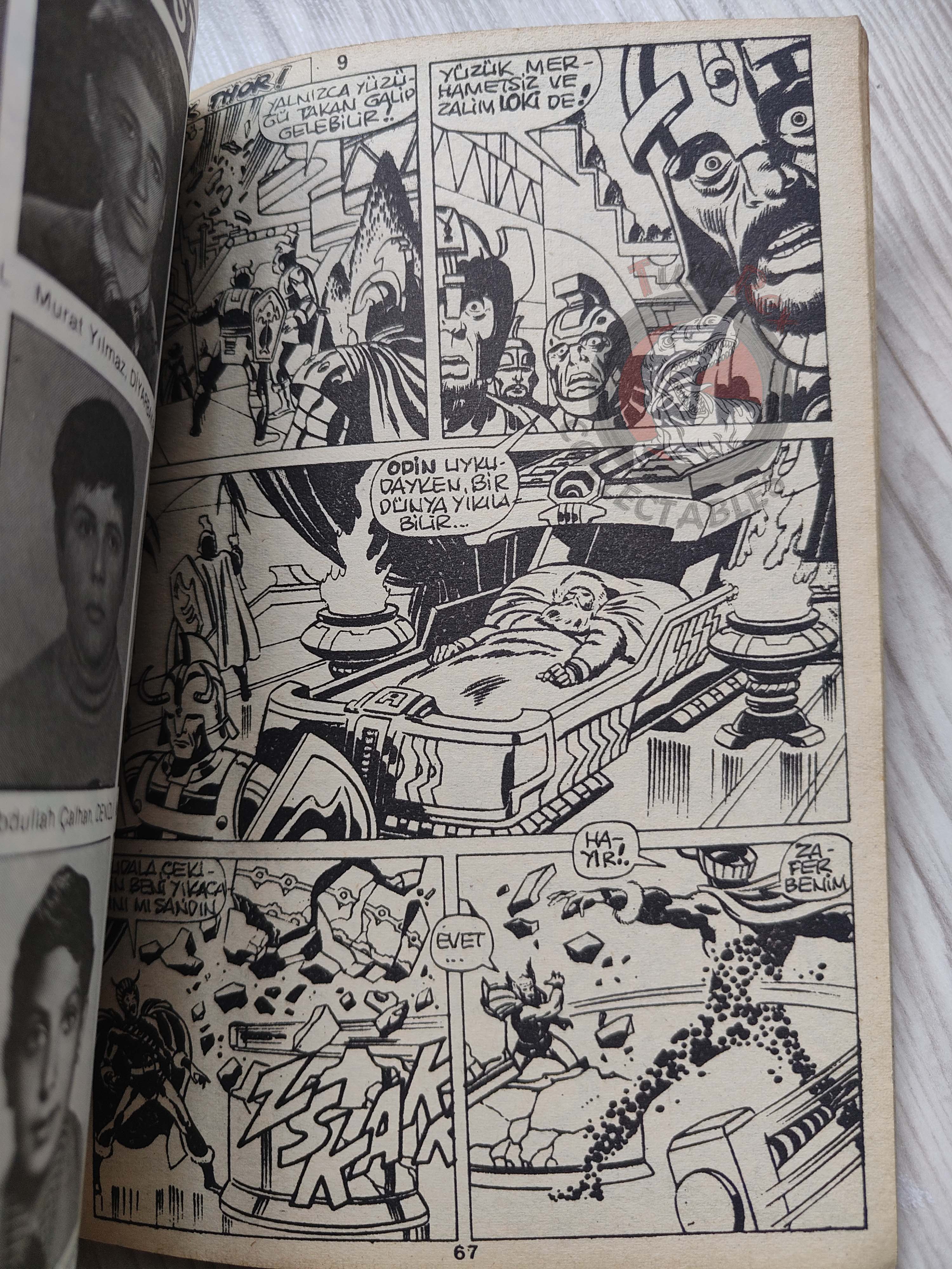 Thor #3 1985 Turkish Comic Turkey The Mighty Thor #188–192