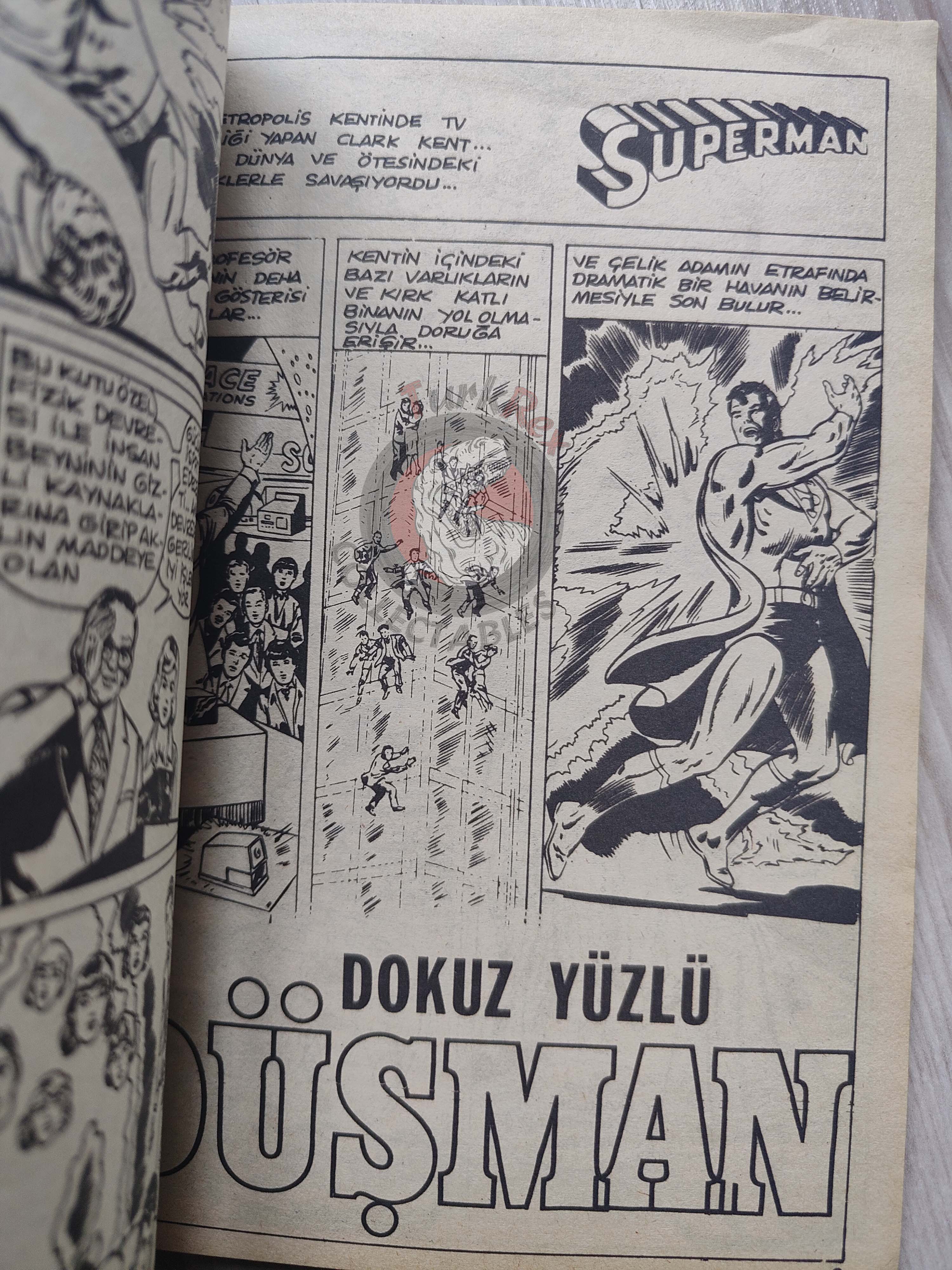 Superman Vol #18 1980s Turkish Comic Turkey #350 #351 #285 Action Comics #510 #512