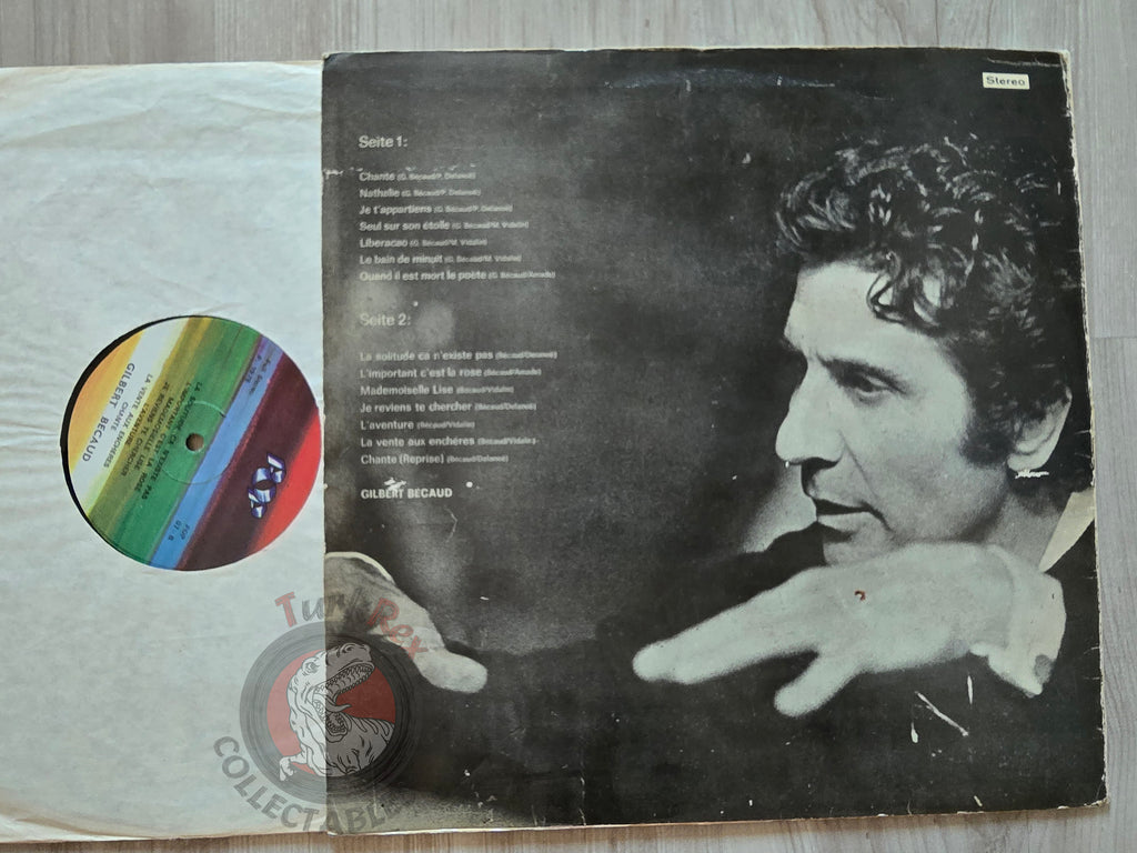 Gilbert Bécaud – Welterfolge Turkish Pressing Vinyl Turkey Edition
