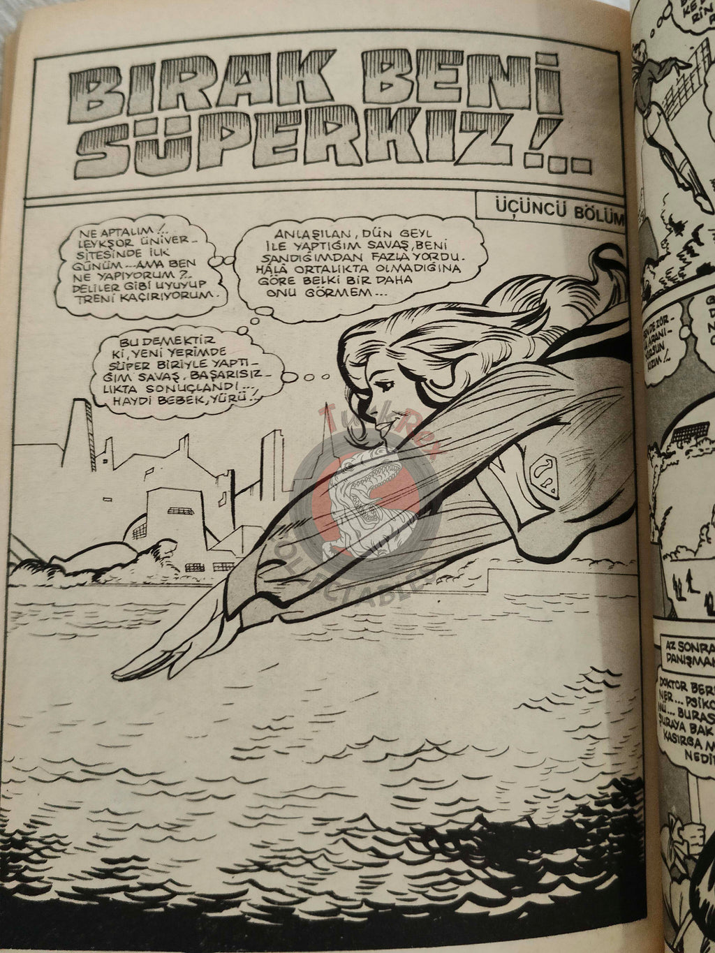 Superman Vol #18 1990 Turkish Comic Turkey Blackhawk cover Justice League Of America