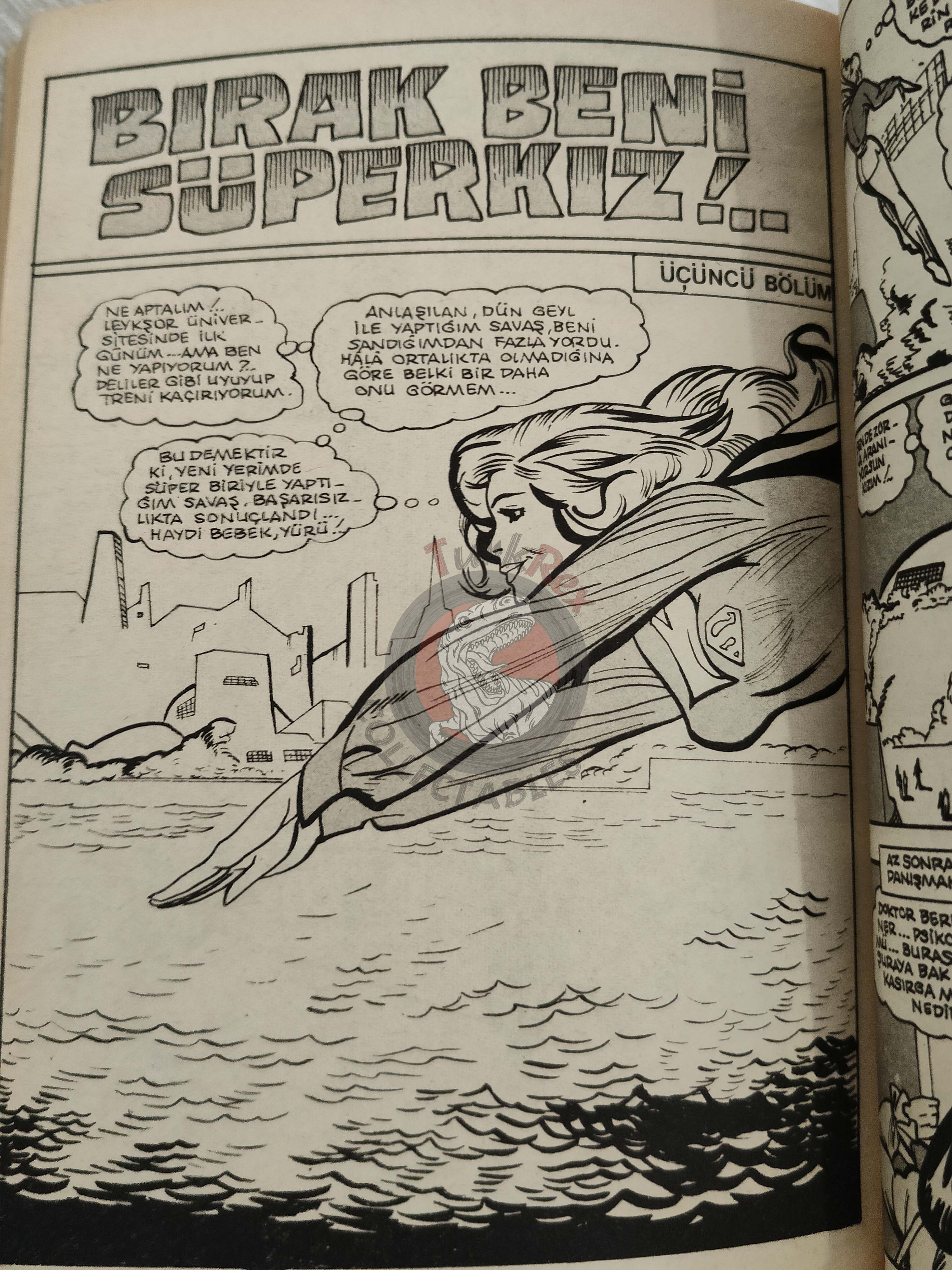 Superman Vol #18 1990 Turkish Comic Turkey Blackhawk cover Justice League Of America