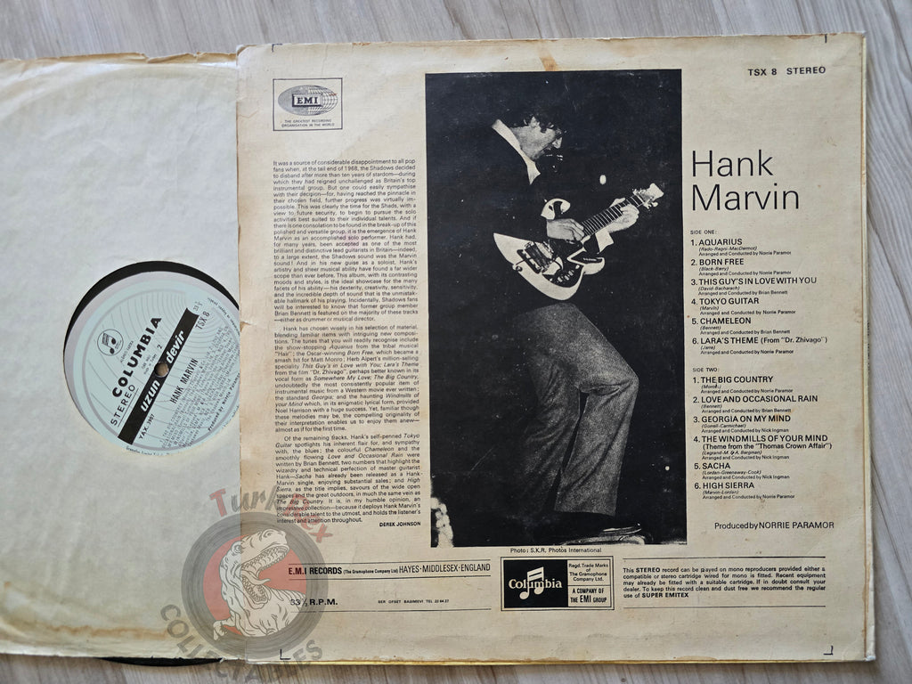 Hank Marvin – Hank Marvin Turkish Pressing Vinyl Turkey Edition