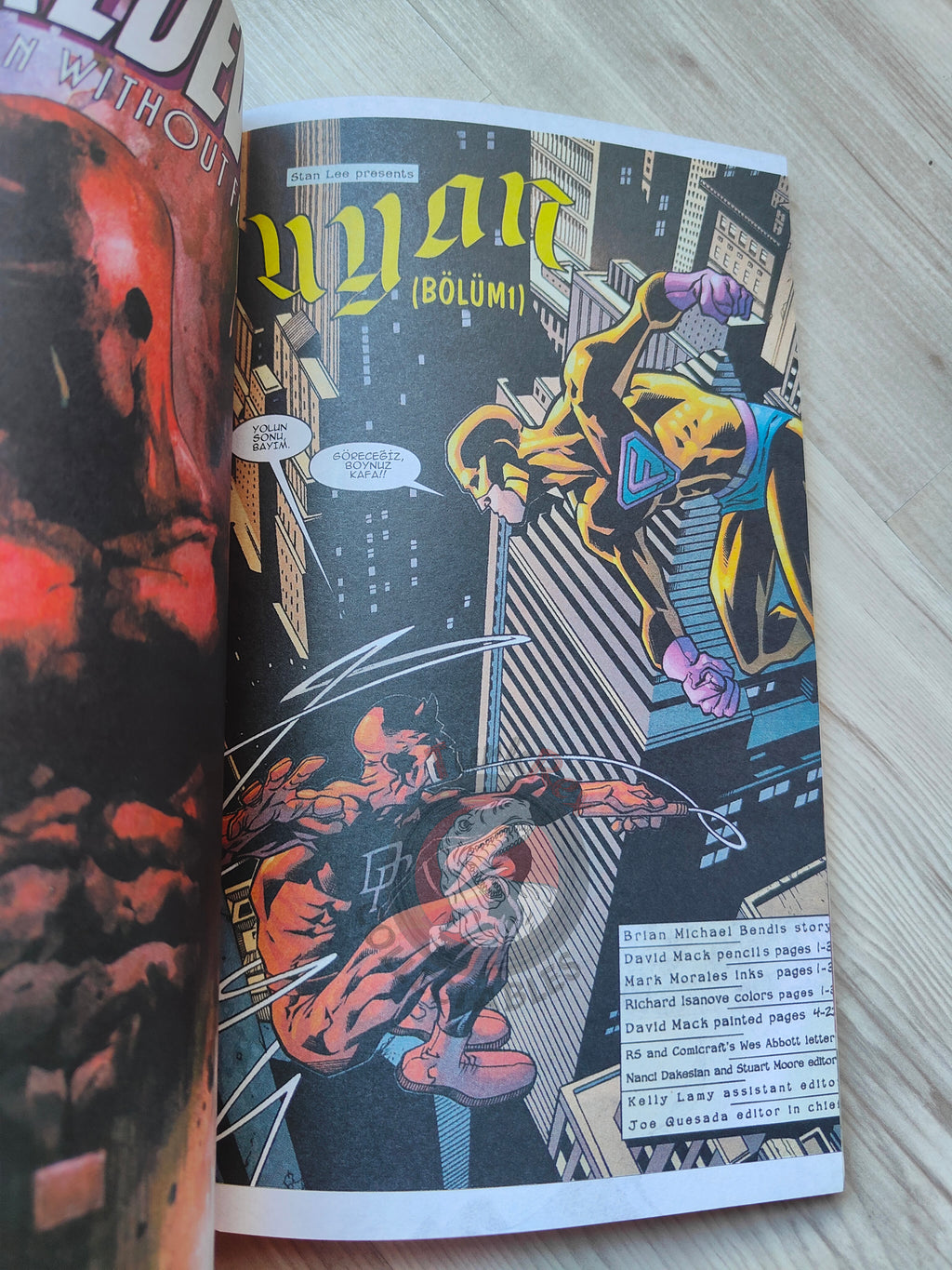 Daredevil Volume #3 Turkish Comic Turkey Marvel Knights #13–19
