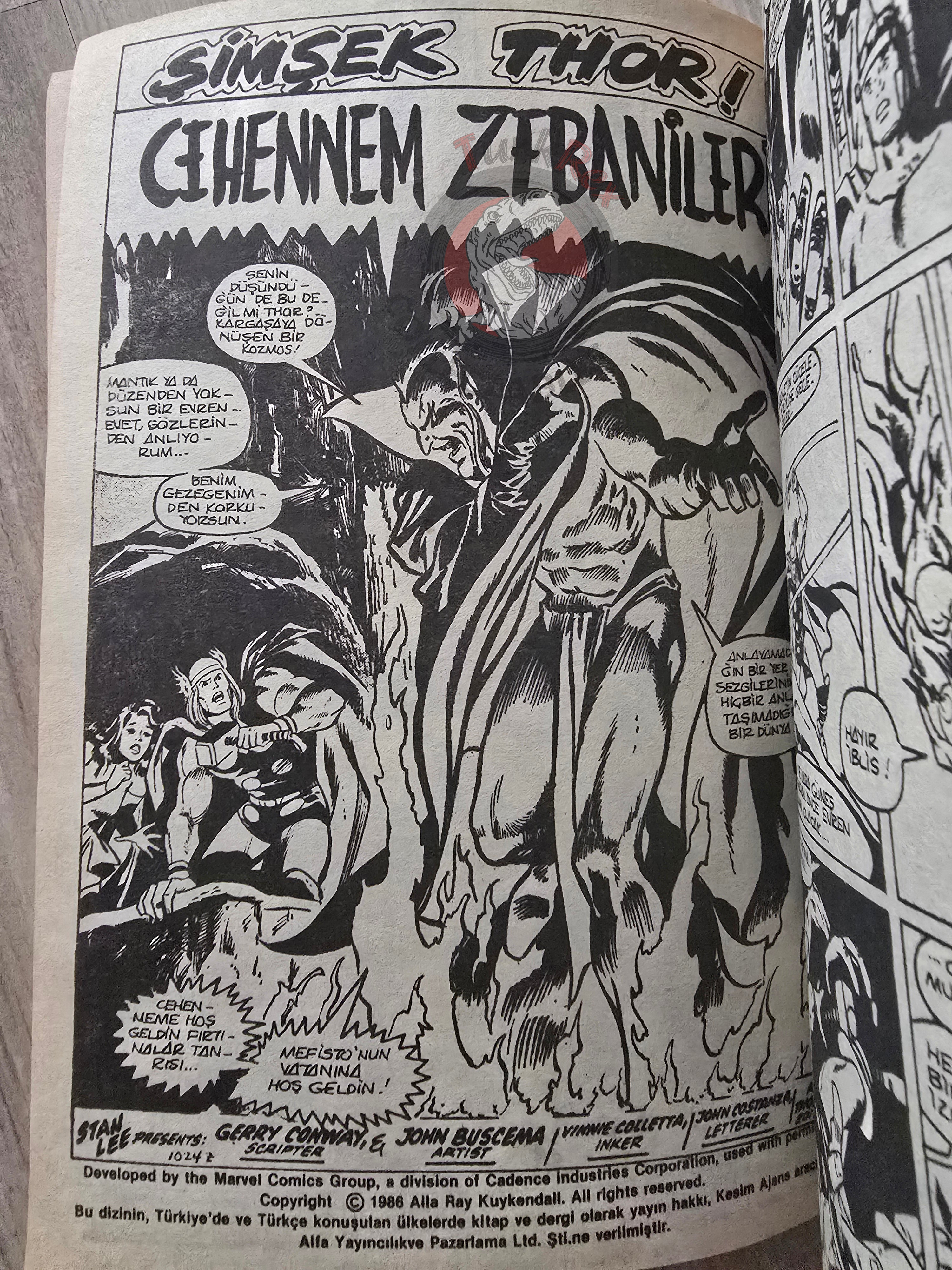 Thor Vol #7 1987 Turkish Comic Turkey The Mighty Thor #205–207 #11 #223 #226 #228 #229