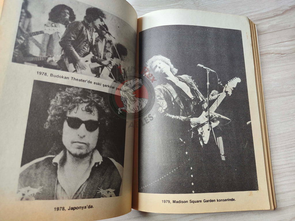 Bob Dylan Biography Book 1985 1st by Turkish Writer Book Turkey