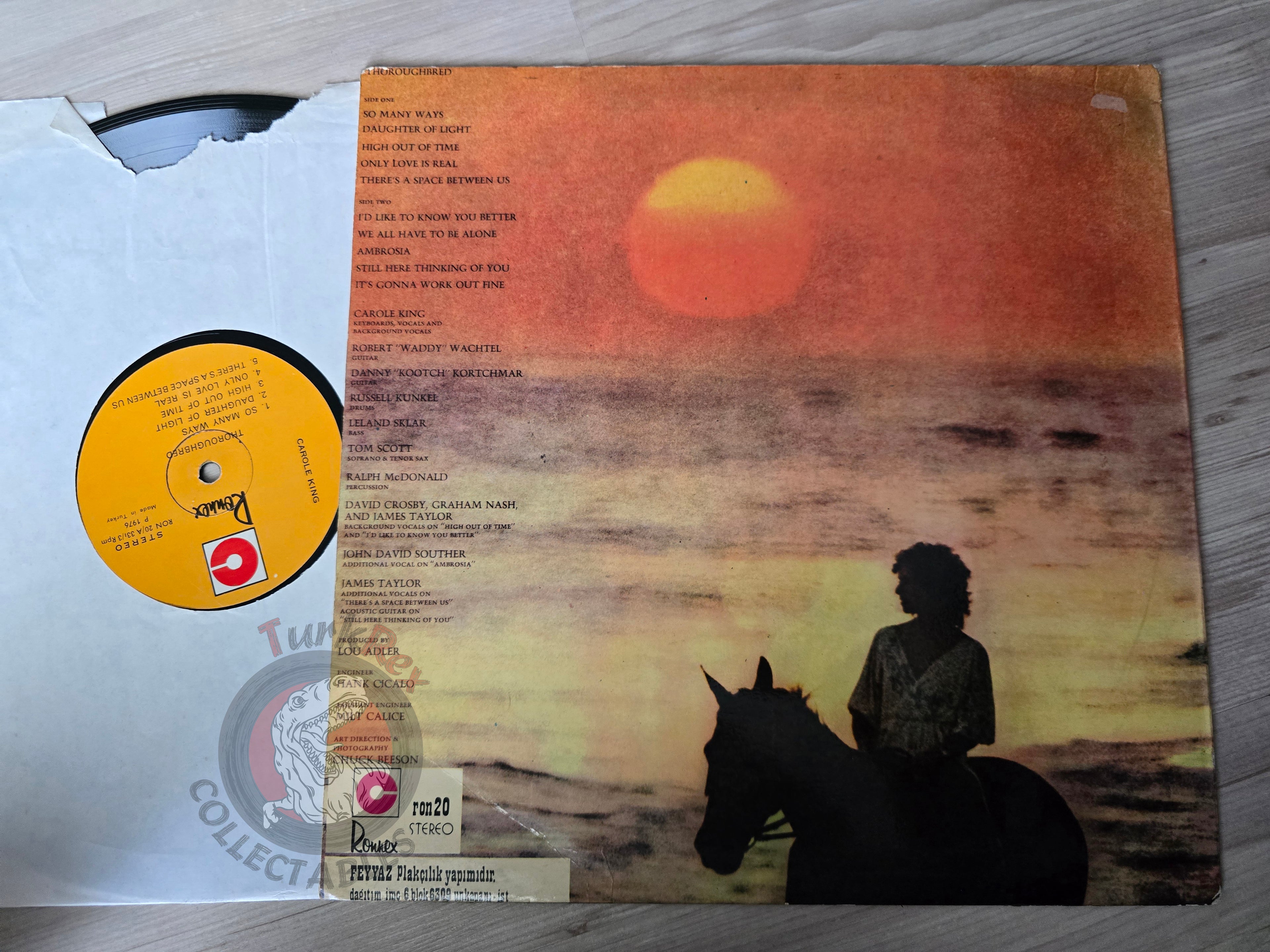 Carole King – Thoroughbred Turkish Pressing Vinyl Turkey Edition