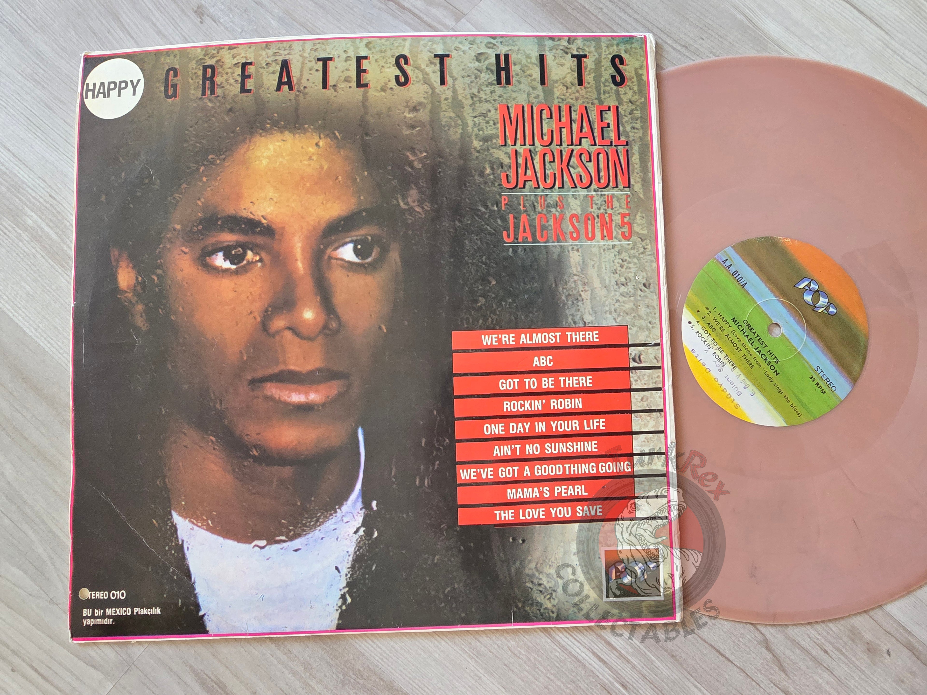 Michael Jackson Plus The Jackson 5 – 18 Greatest Hits Turkish Pressing Colored Vinyl Turkey Edition