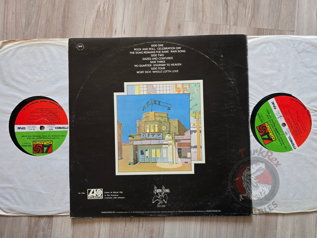 Led Zeppelin – The Soundtrack From The Film The Song Remains The Same Turkish Pressing Vinyl Turkey Edition