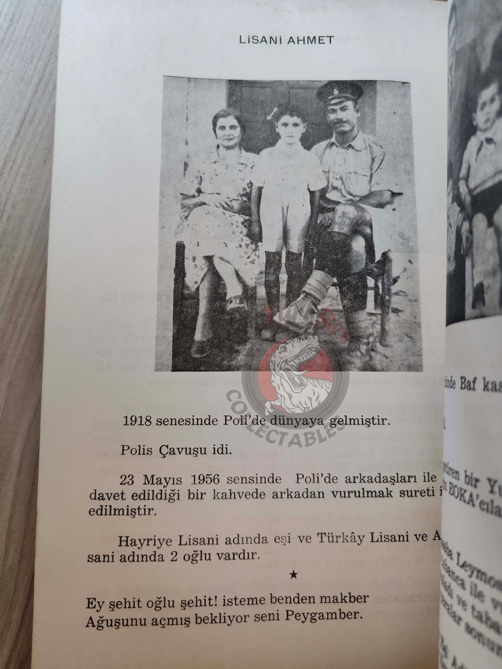 Cyprus Martyrs' Album 1963 1st Turkish Book Turkey Cypriot Killed