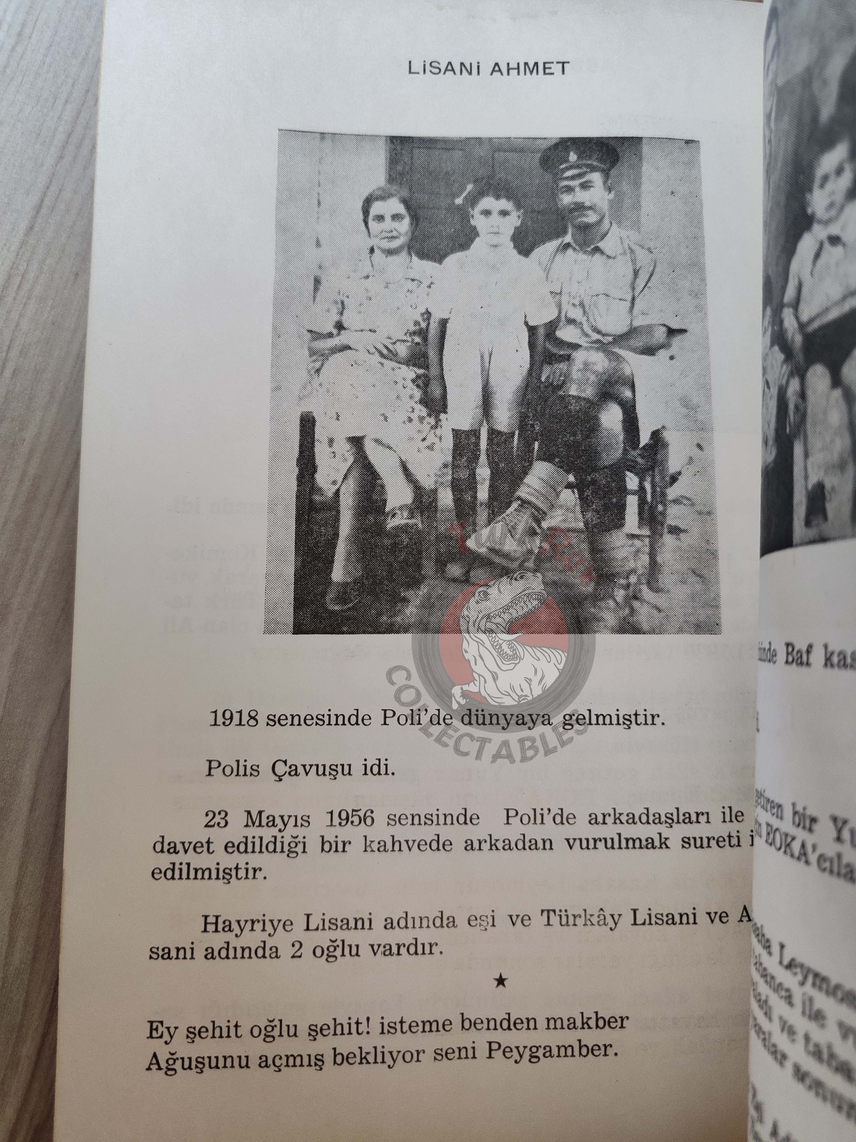 Cyprus Martyrs' Album 1963 1st Turkish Book Turkey Cypriot Killed