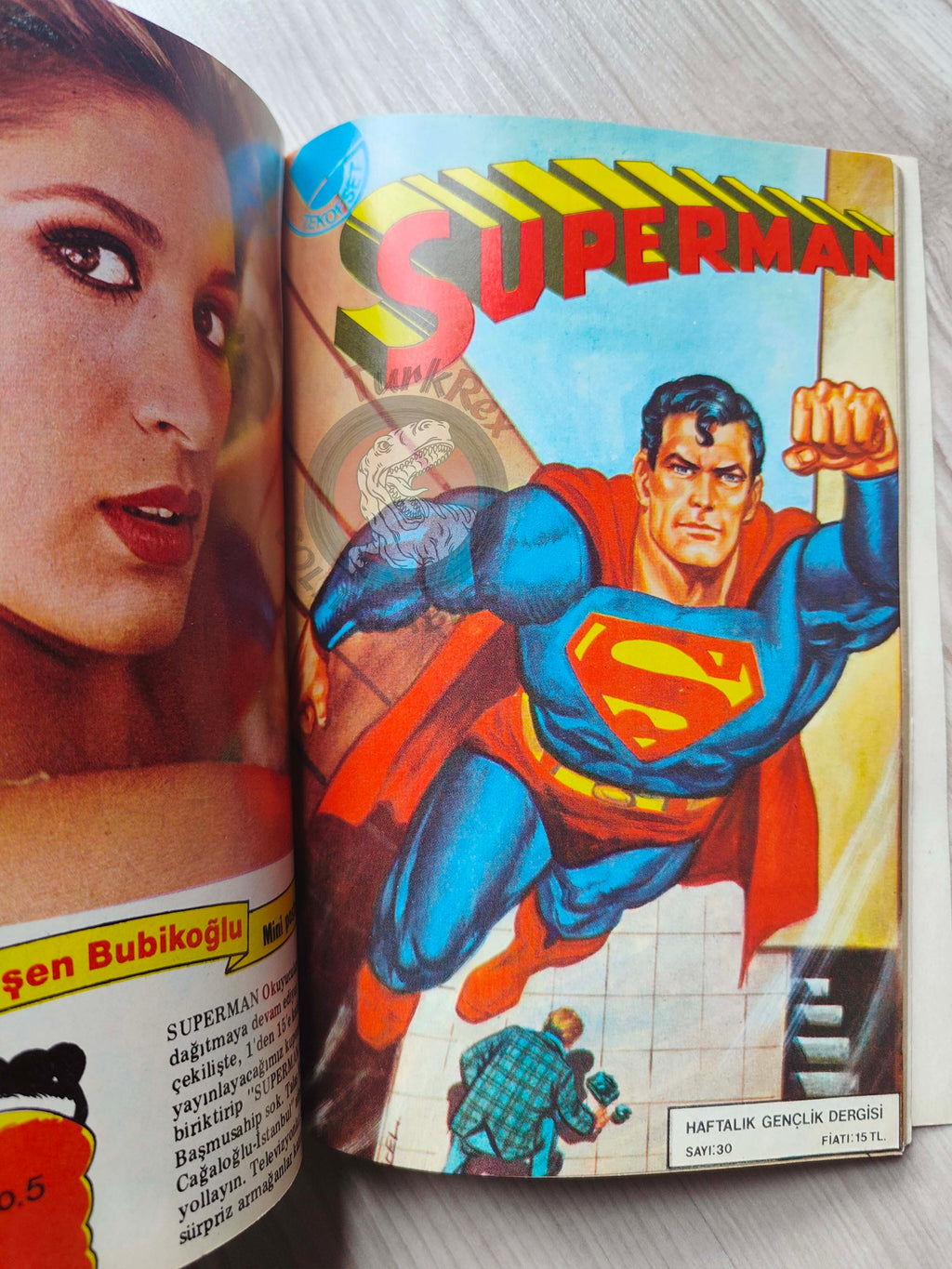 Superman Vol #10 1980s Turkish Comic Turkey #343 Action Comics #480 #481 #482 #483 #502