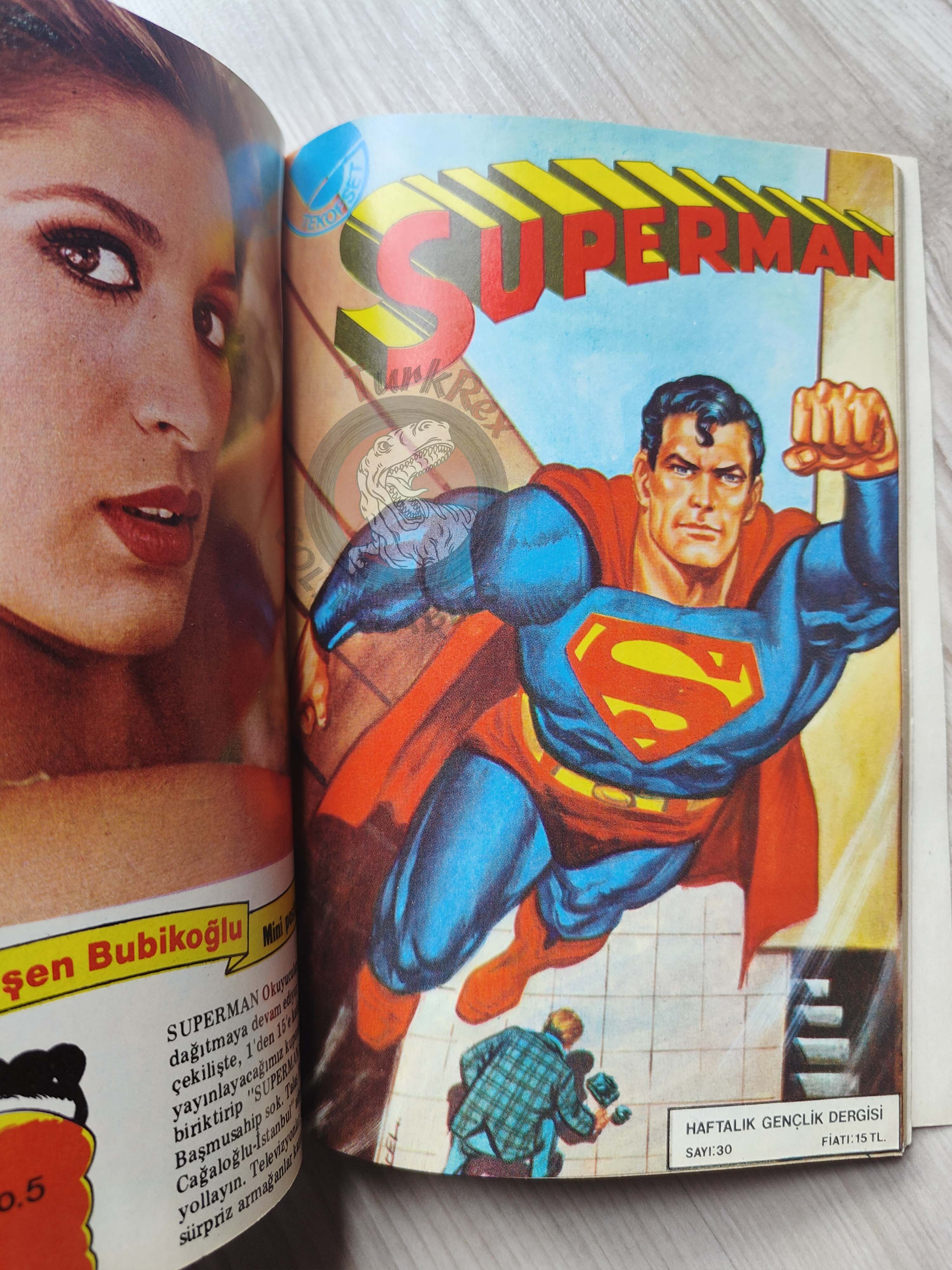 Superman Vol #10 1980s Turkish Comic Turkey #343 Action Comics #480 #481 #482 #483 #502