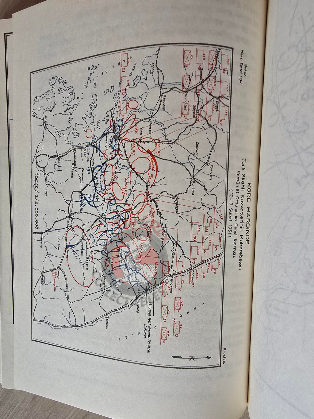 Turkish Armed Forces Operations in the Korean War 1950–1953 Turkey Book 1975 with Maps
