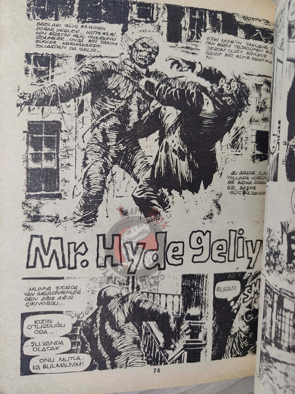Süper Korku #9 late 80s Turkish Comic Turkey Warren Creepy Eerie Blade