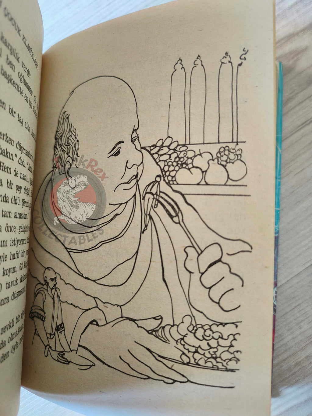 François Rabelais – Gargantua and Pantagruel 1974 HC/DJ Turkish Book Turkey Illustrated