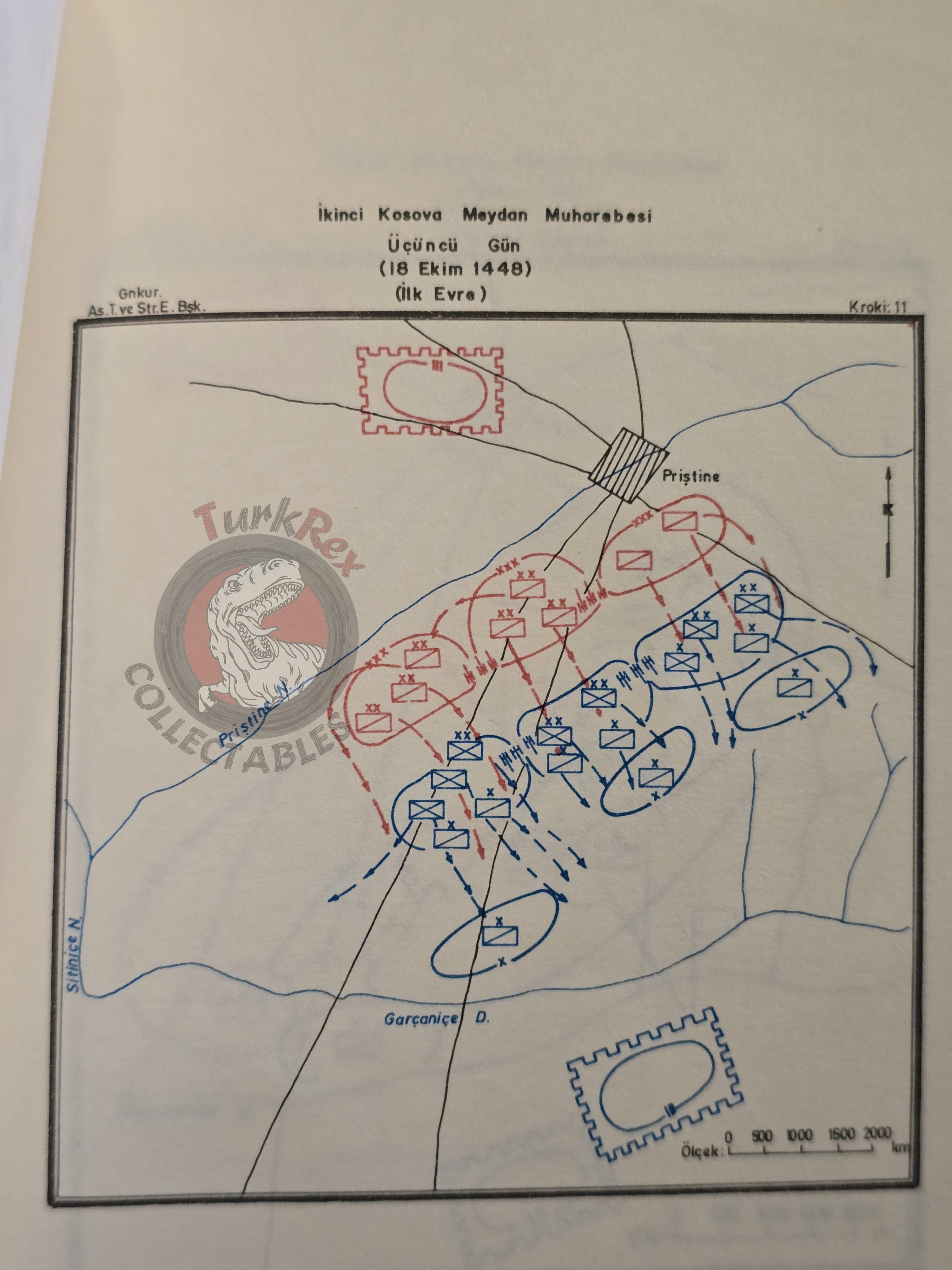 The Battles of Varna and Second Kosovo 1986 Turkish Book Military Ottoman Empire Maps Murad II