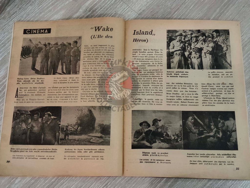 Realite 1944 British Propaganda Mag Turkish Turkey French Greece Corinth Canal WW2 era Stafford Cripps Germany