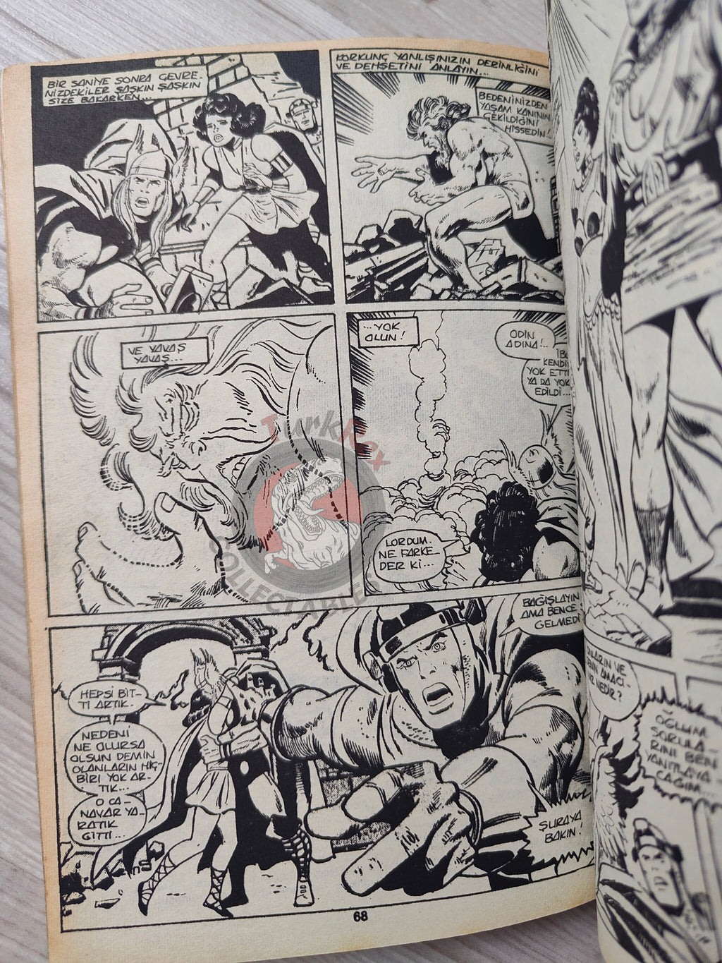 Thor #6 1986 Turkish Comic Turkey The Mighty Thor #201–204 cover #203
