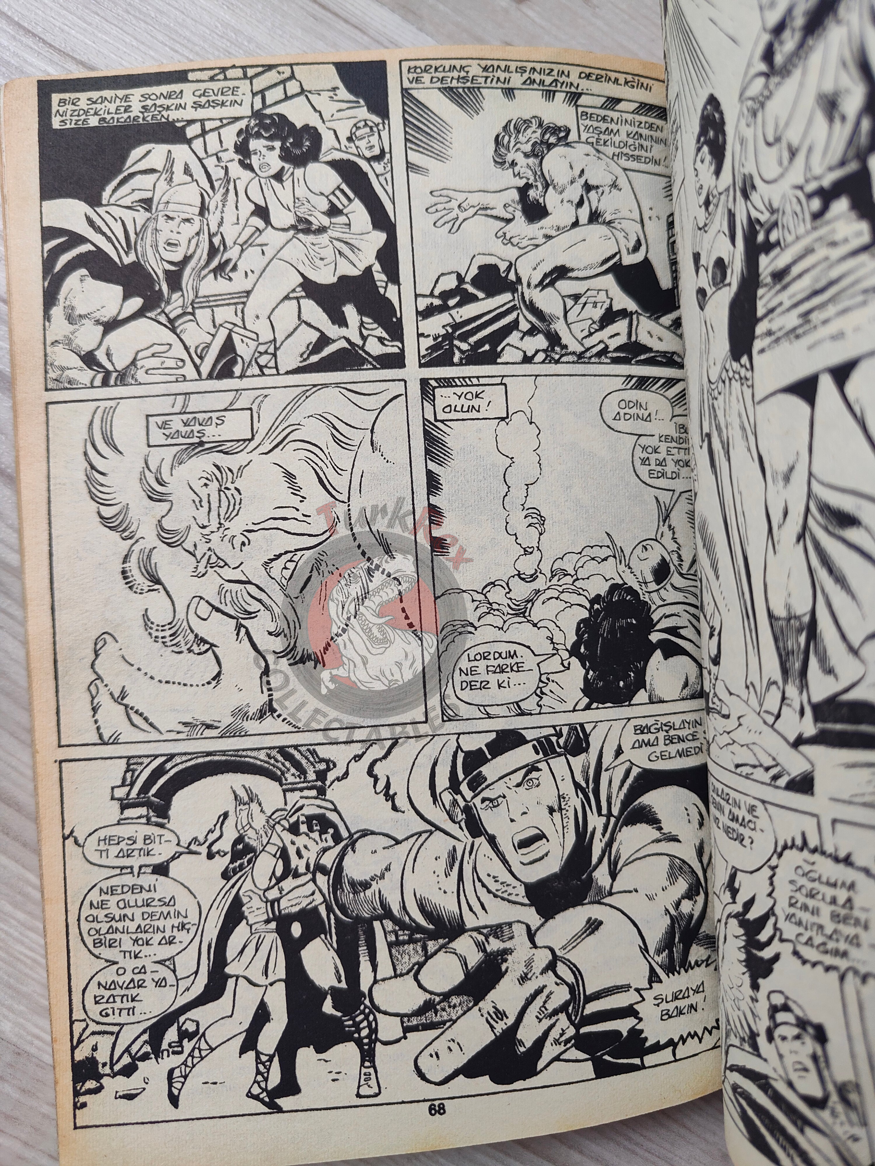 Thor #6 1986 Turkish Comic Turkey The Mighty Thor #201–204 cover #203