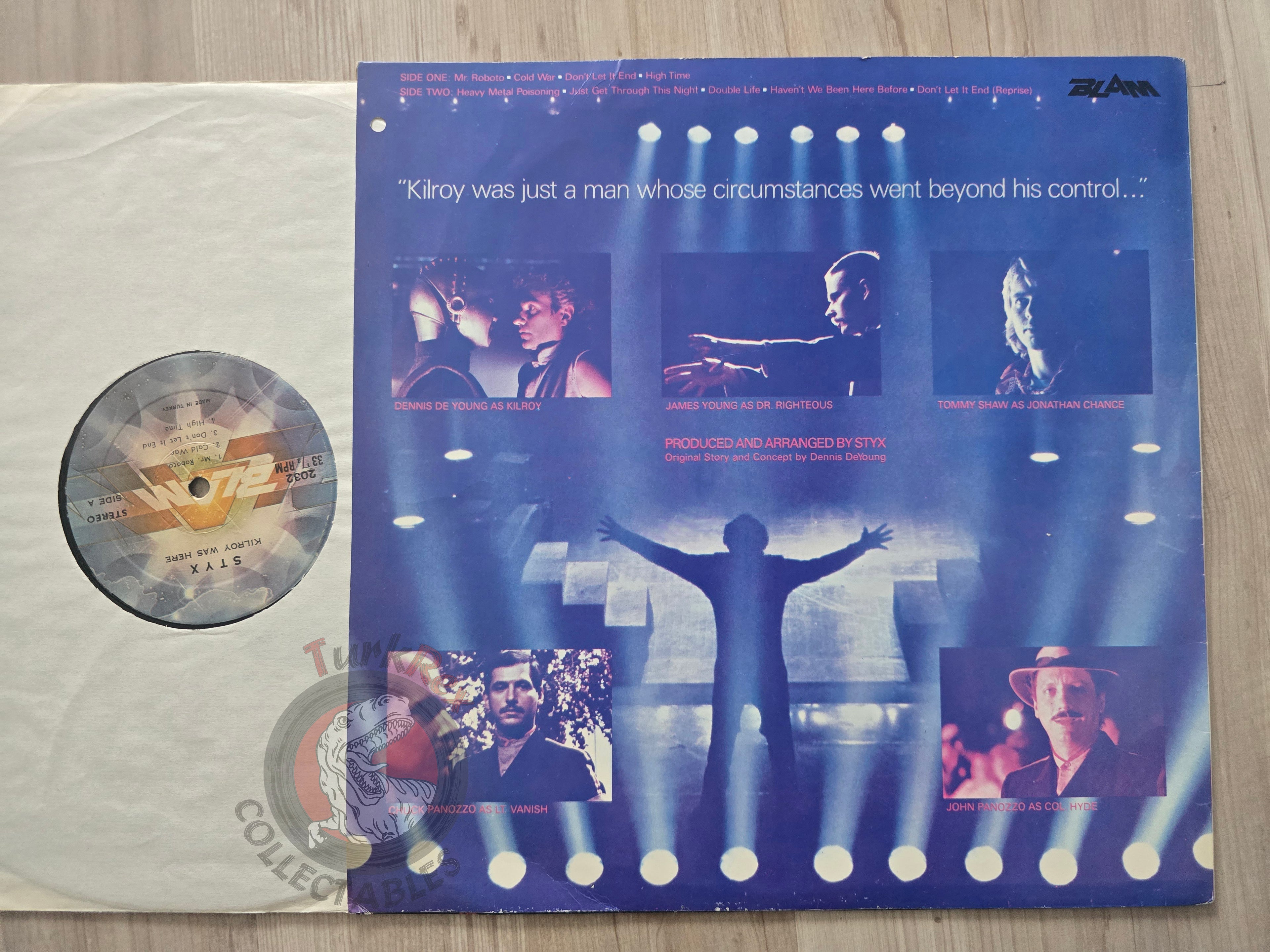 Styx – Kilroy Was Here Turkish Pressing Vinyl Turkey Edition 2