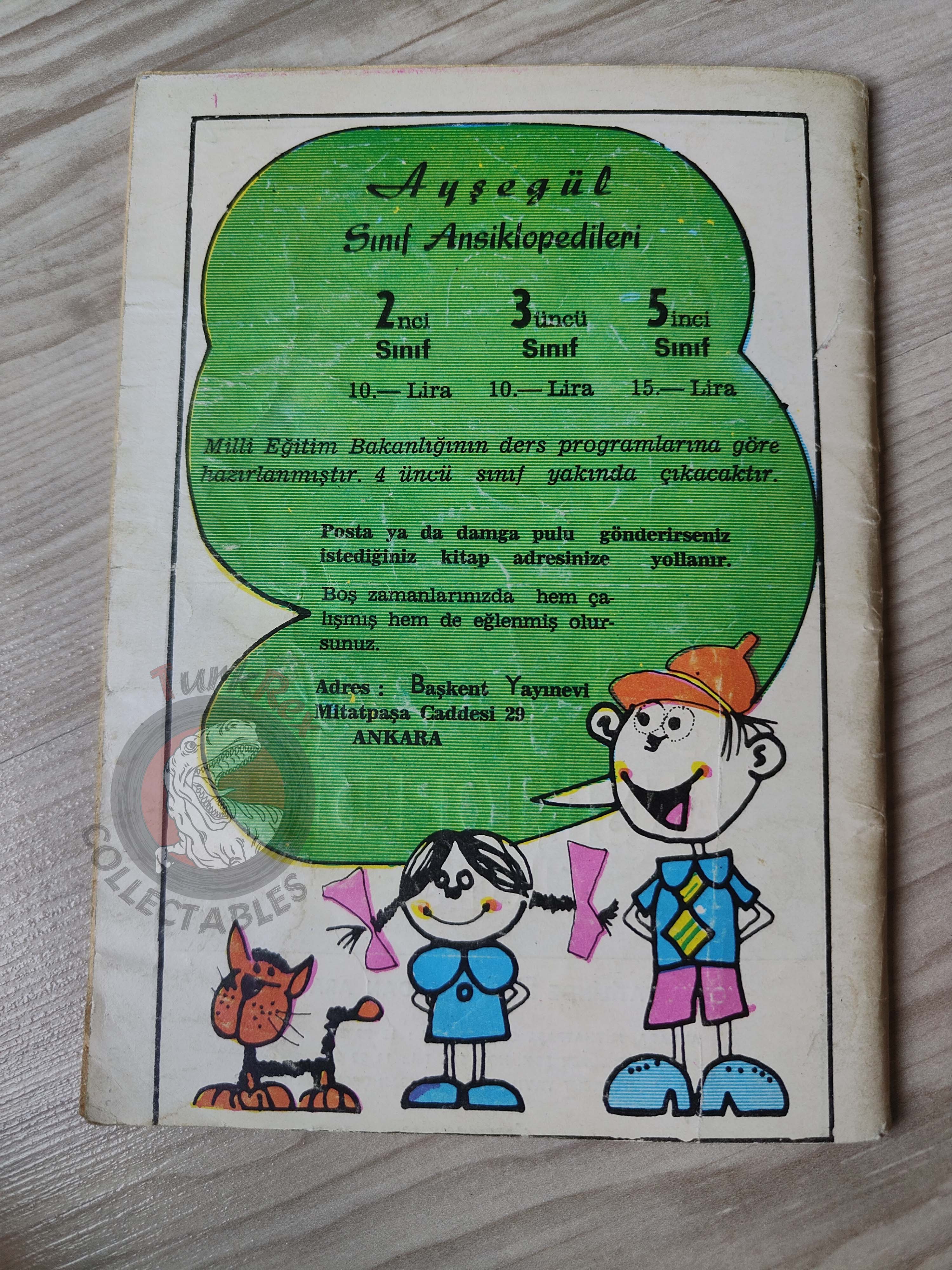 Mickey Mouse Mag #10 1970 Turkish Comic Turkey Walt Disney Donald Duck